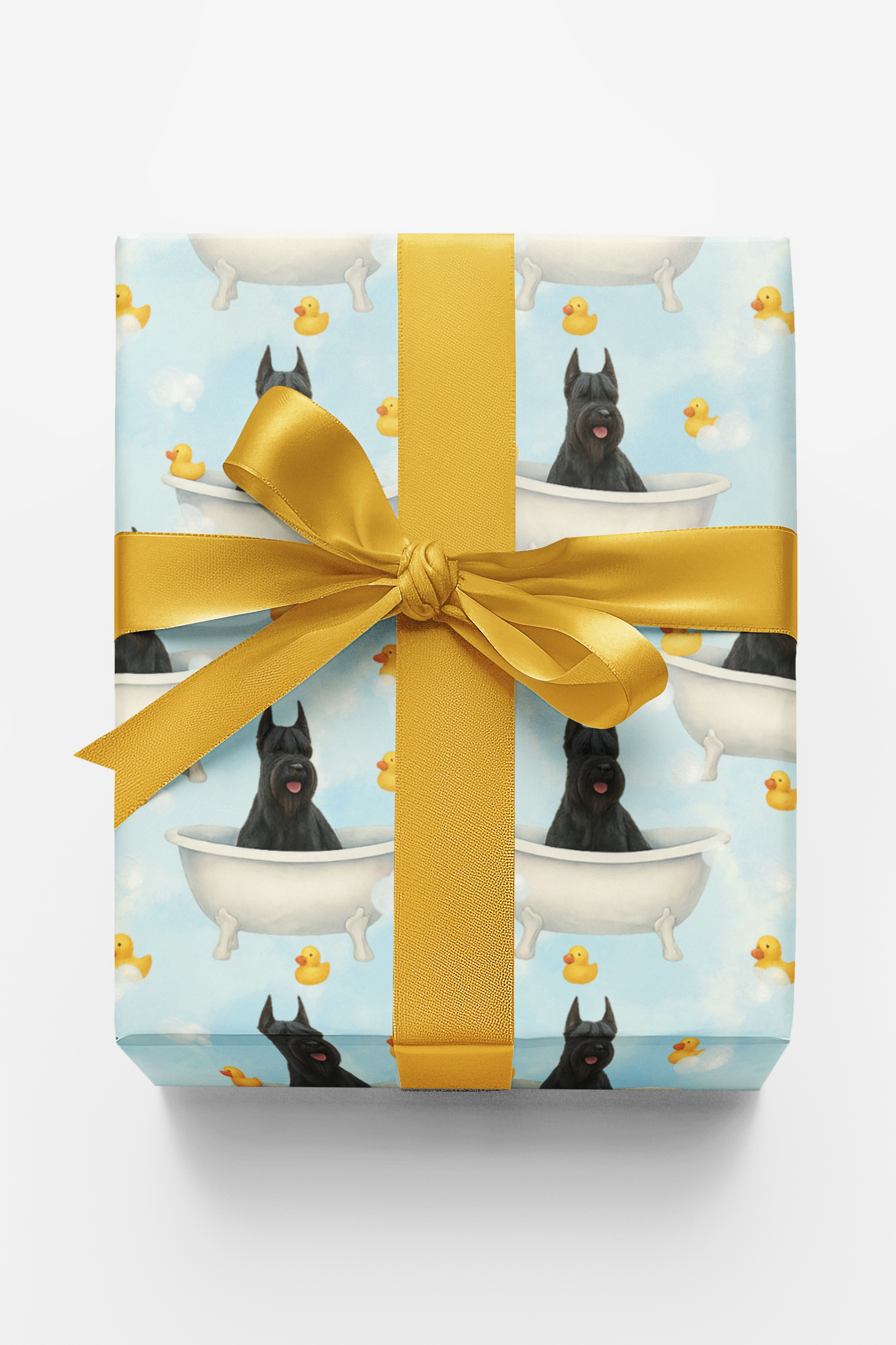 Rubber Ducky Giant Schnauzer Splash