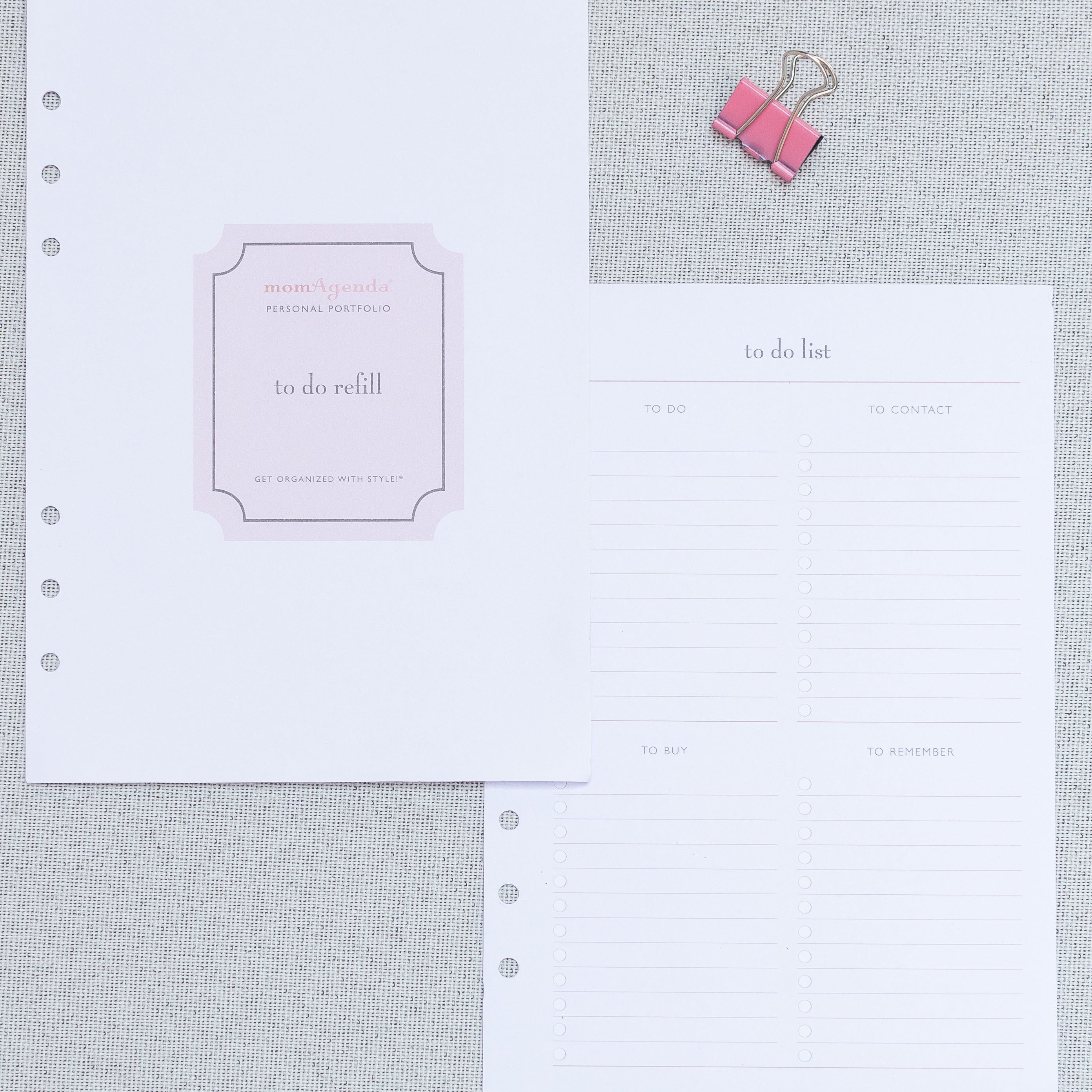 A5 Refills For Meal Planning, To-do Lists & Notes