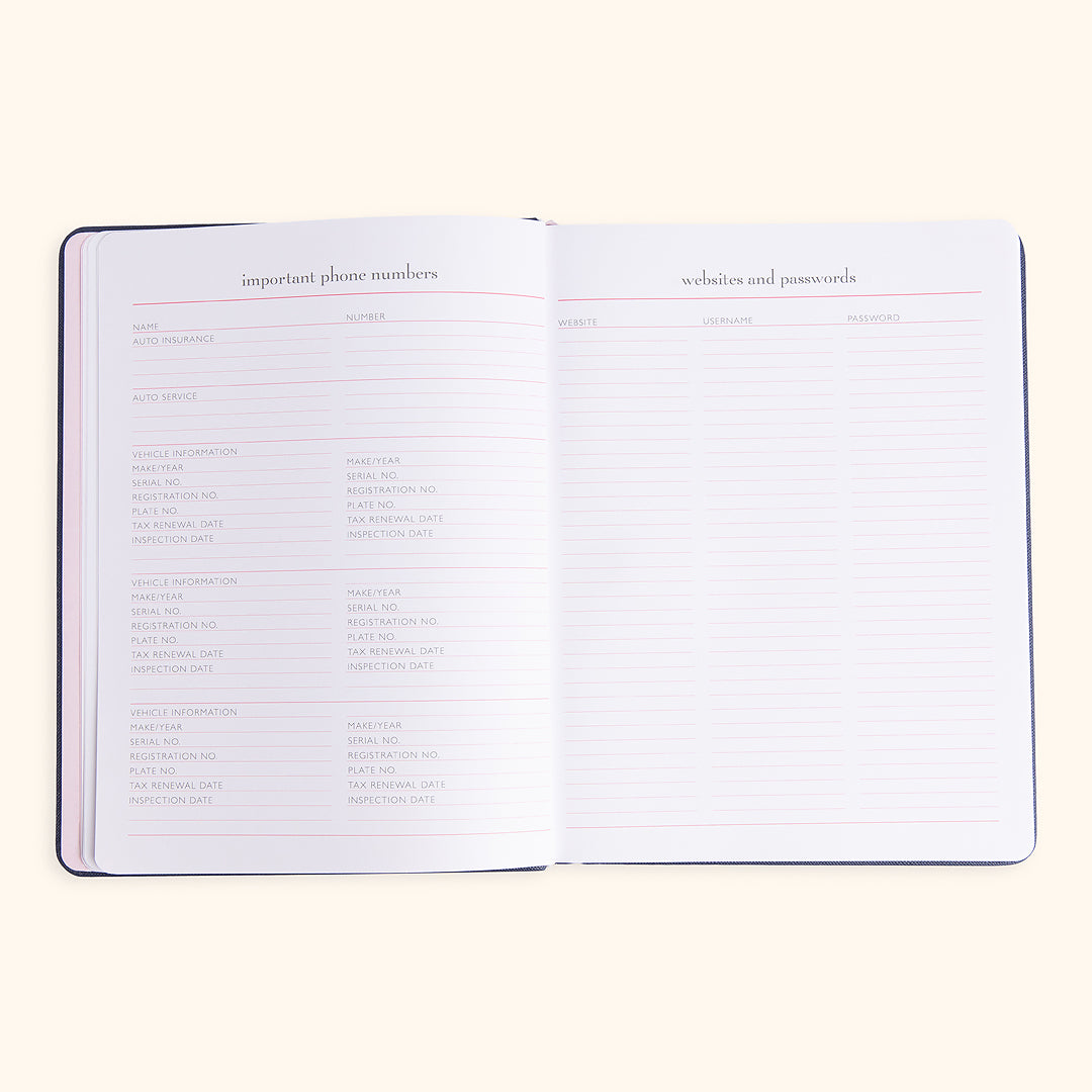 Mom Agenda Desktop 12-month Planner 2026