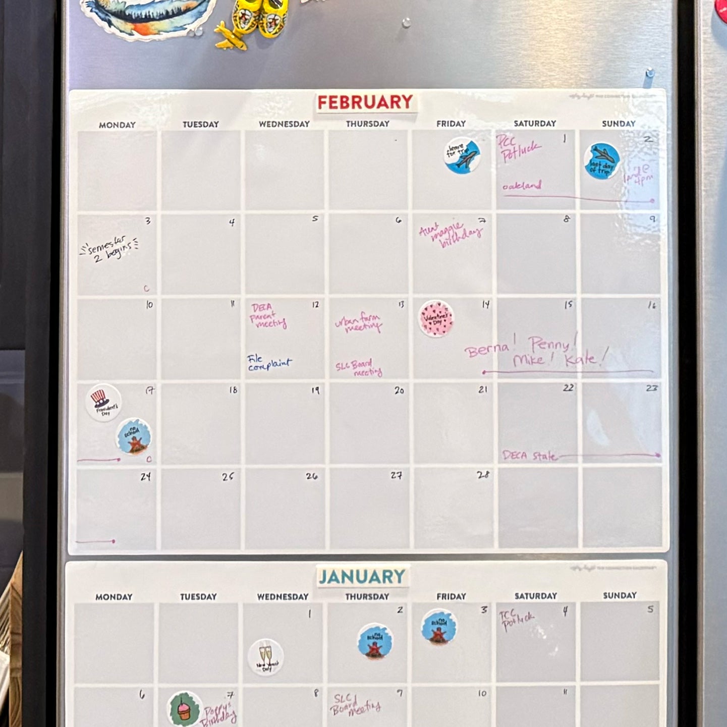 Flex Magnetic Monthly Calendar