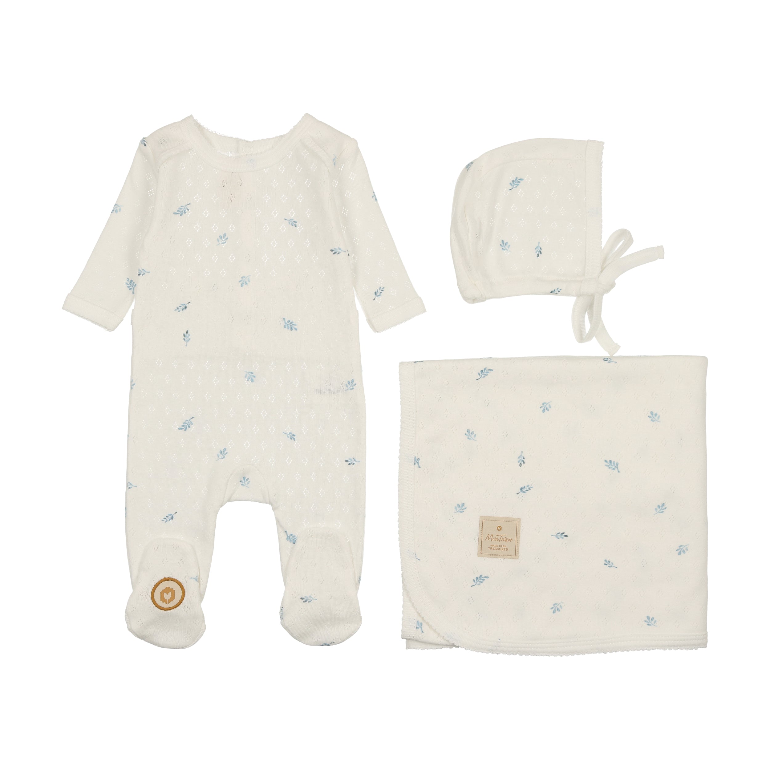 Pointelle Posies Layette Set
