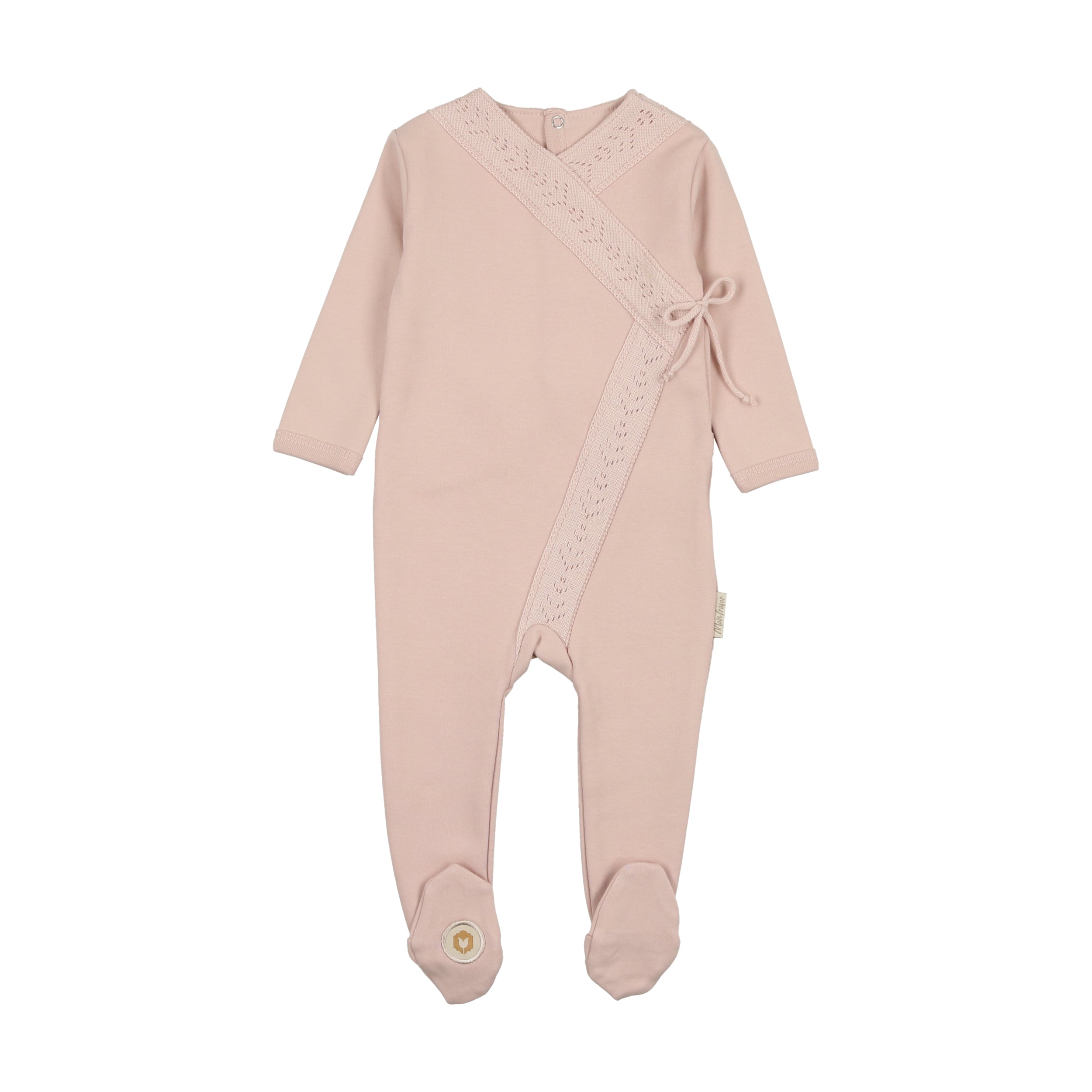 Pointelle Twist Footie