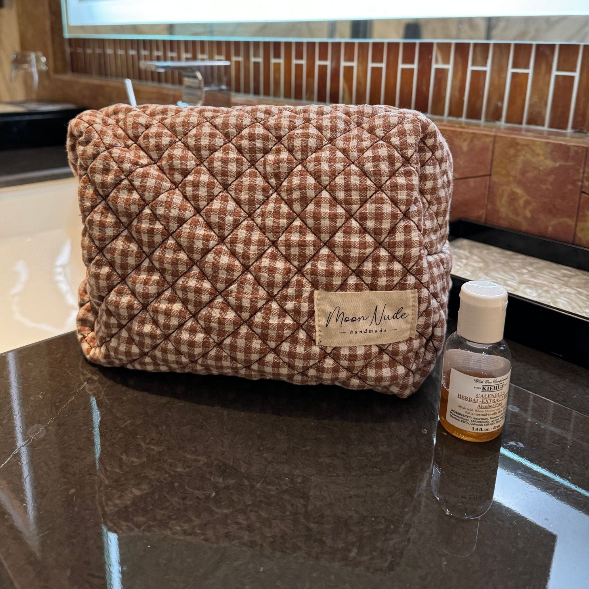 Coffee Large Makeup Bag
