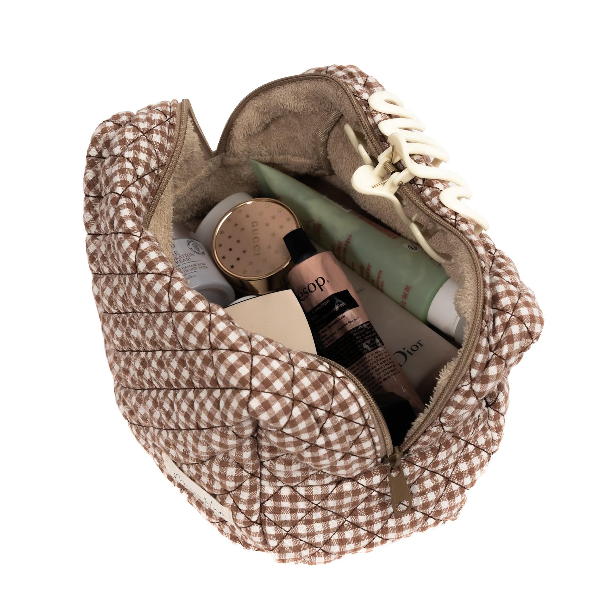 Coffee Large Makeup Bag