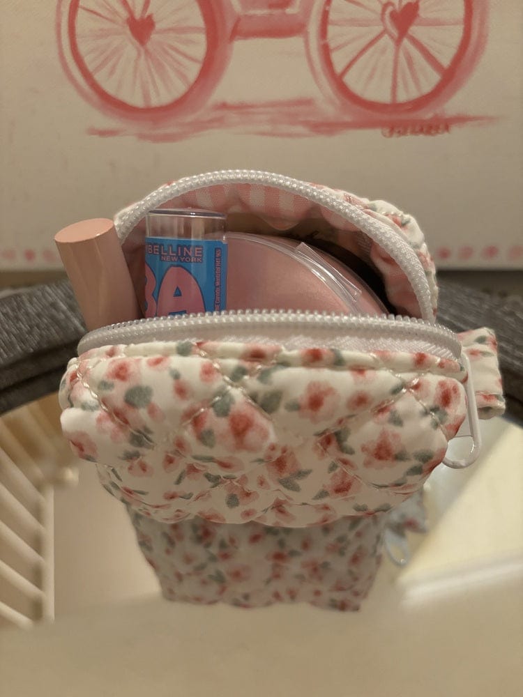 Peony Keychain Bag