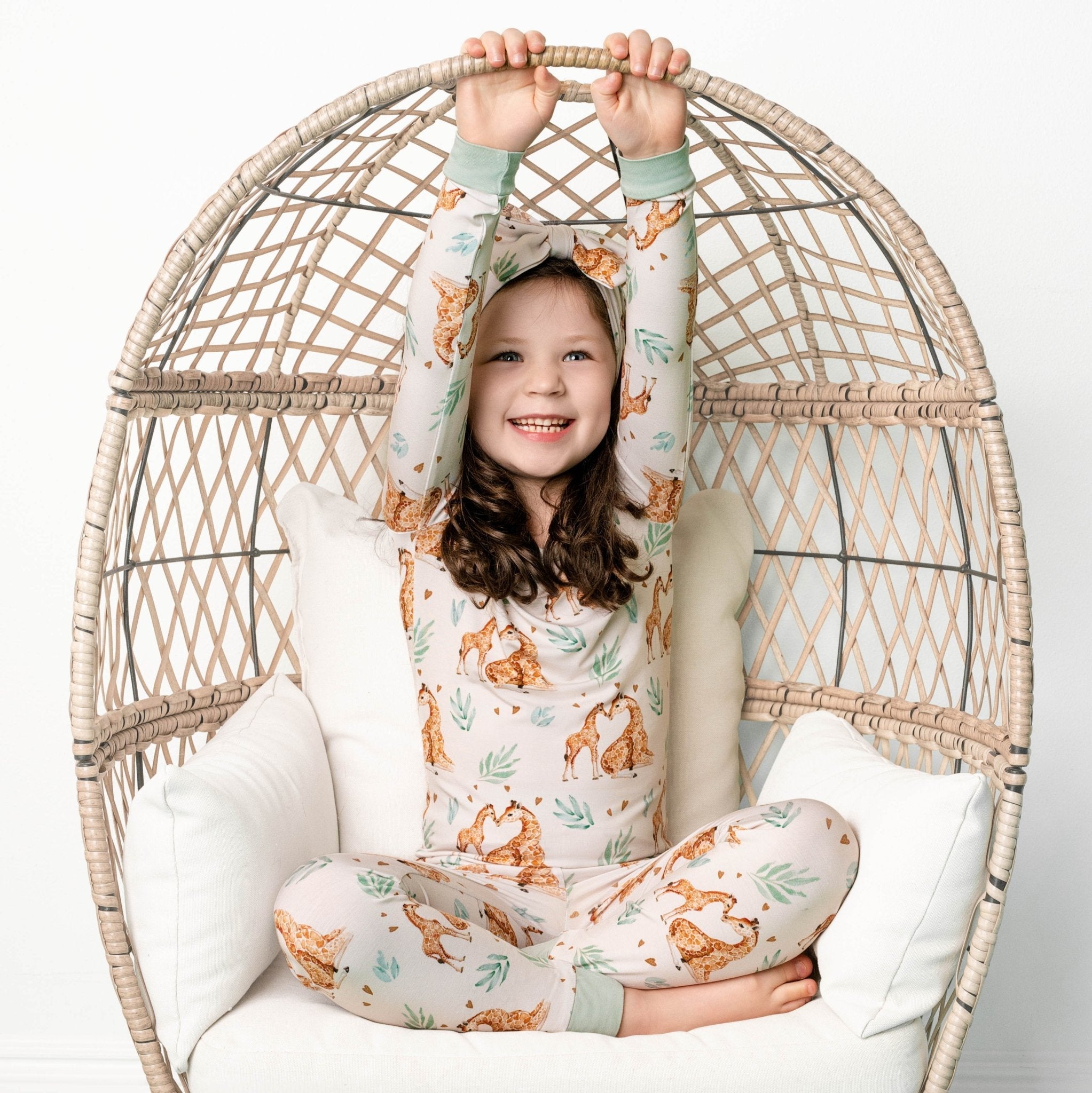 Mother's Love (giraffe) Long Sleeve Pj's