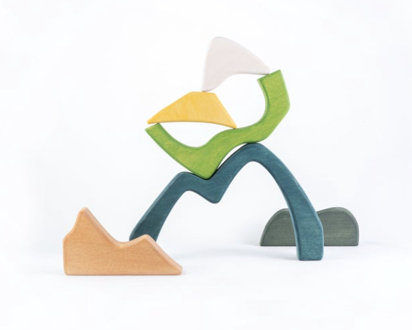 Wooden Arch Stacker Mountains