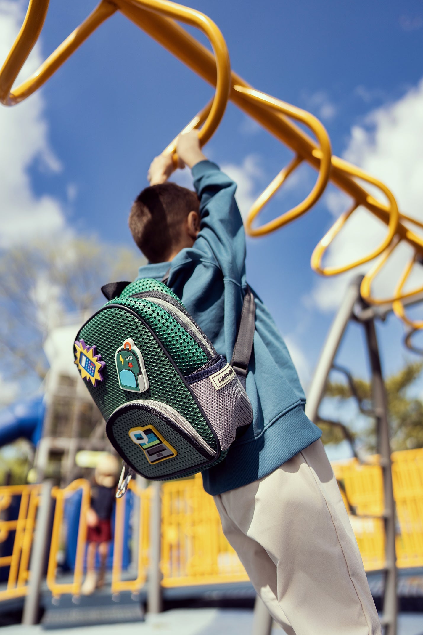 Little Starter Backpack Multi Green