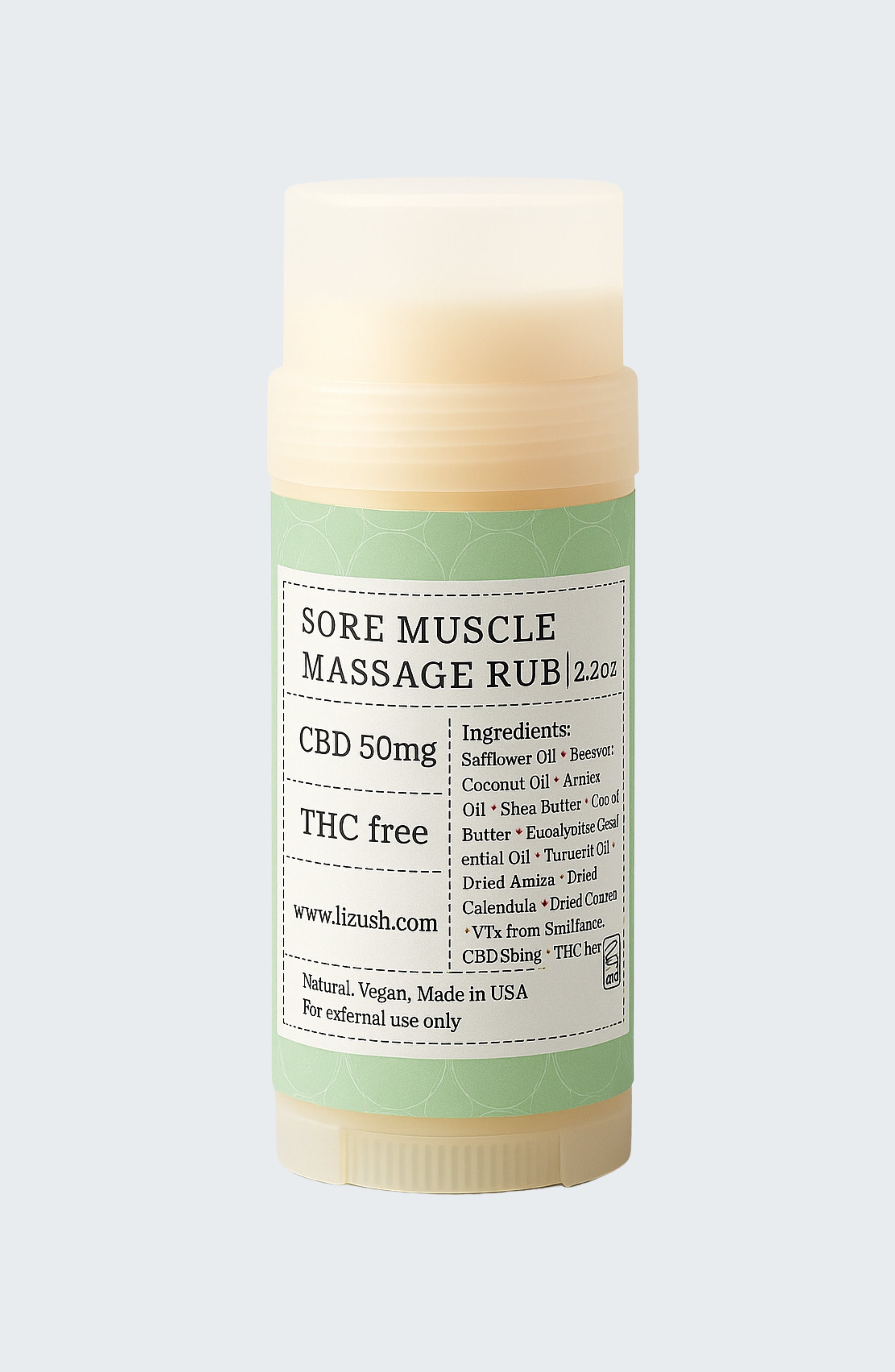 Cbd - Muscle Rescue Balm - Stocking Stuffer For Men, Dad, Athlete, Runner Gift For Men, Arnica Muscle Mend Sports Idea, Yoga, Soccer, Holiday Gift (thc Free)