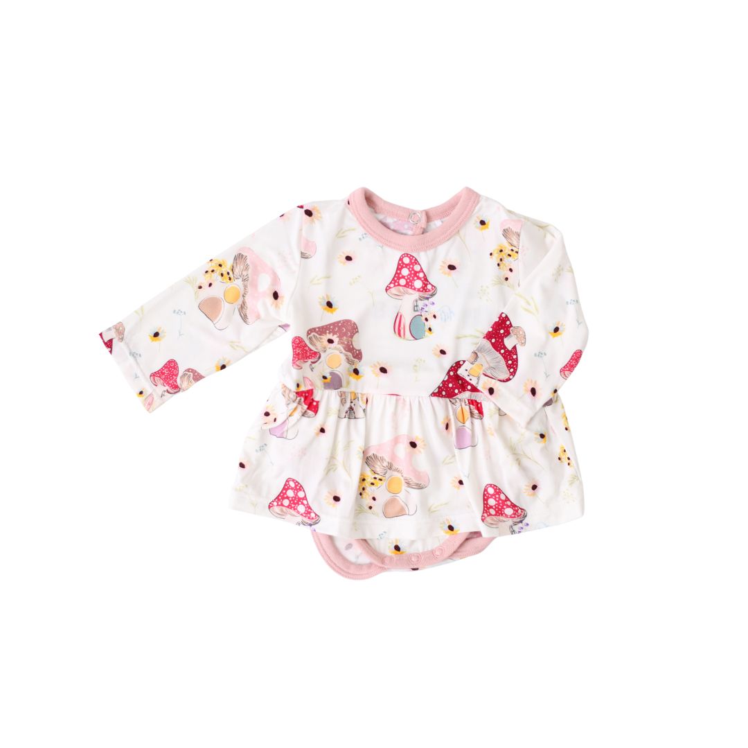 Flora Shrooms Bodysuit Dress