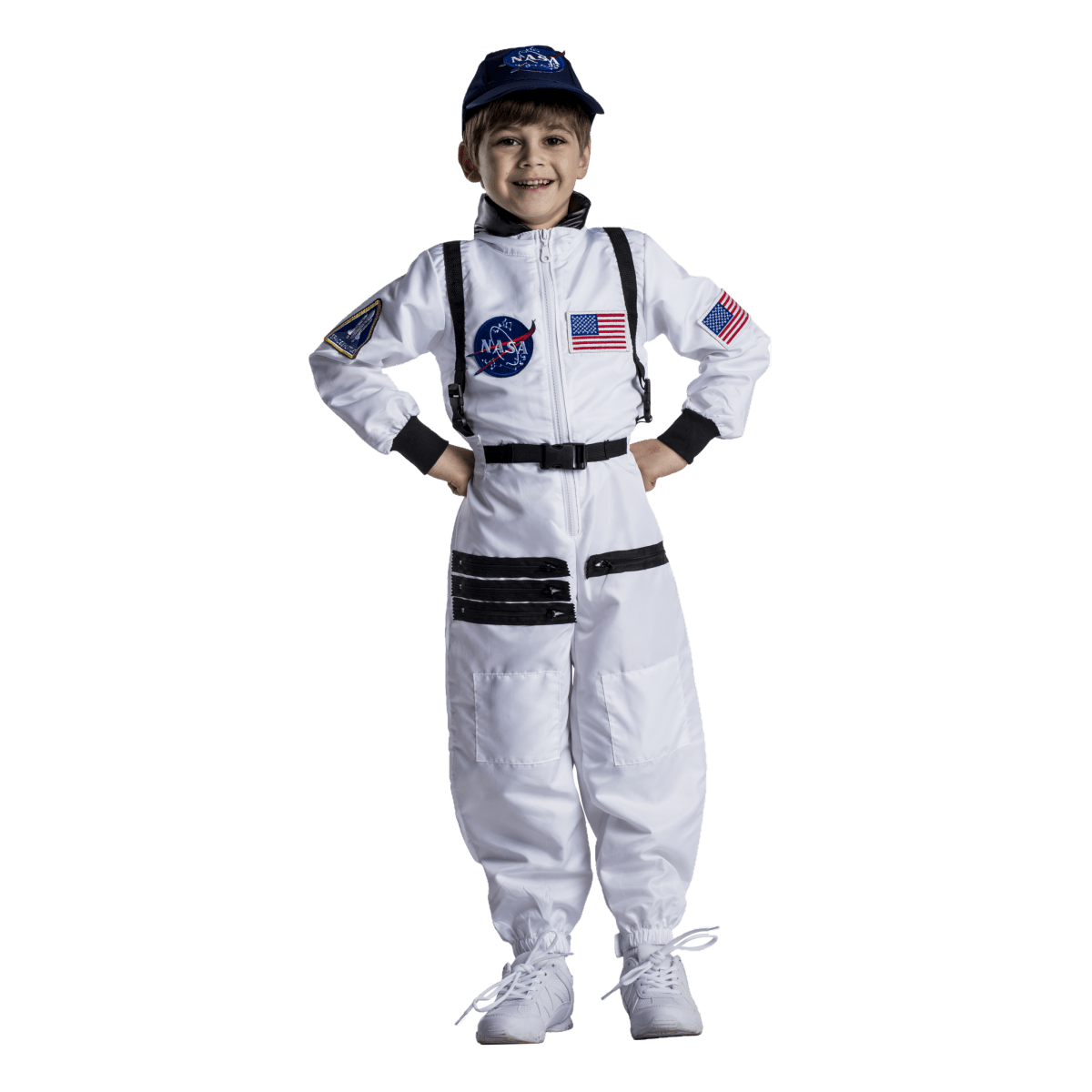 Nasa Astronaut Costume White - Kids