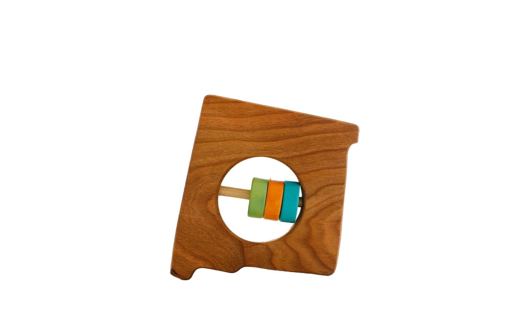 New Mexico State Wooden Baby Rattle™