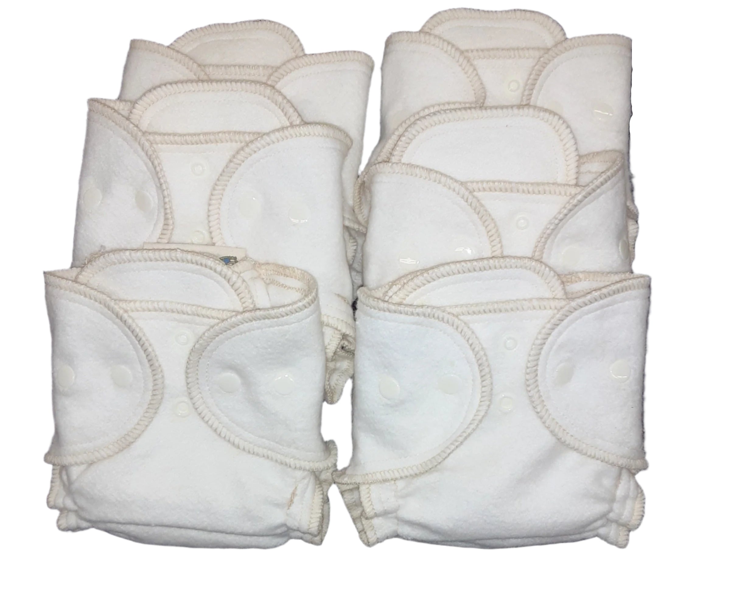 Newborn Hemp/cotton Diaper Bundle (pack Of 6)