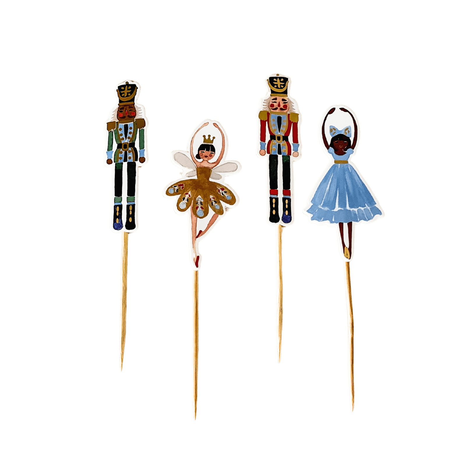 Nutcracker Christmas Cupcake Toppers