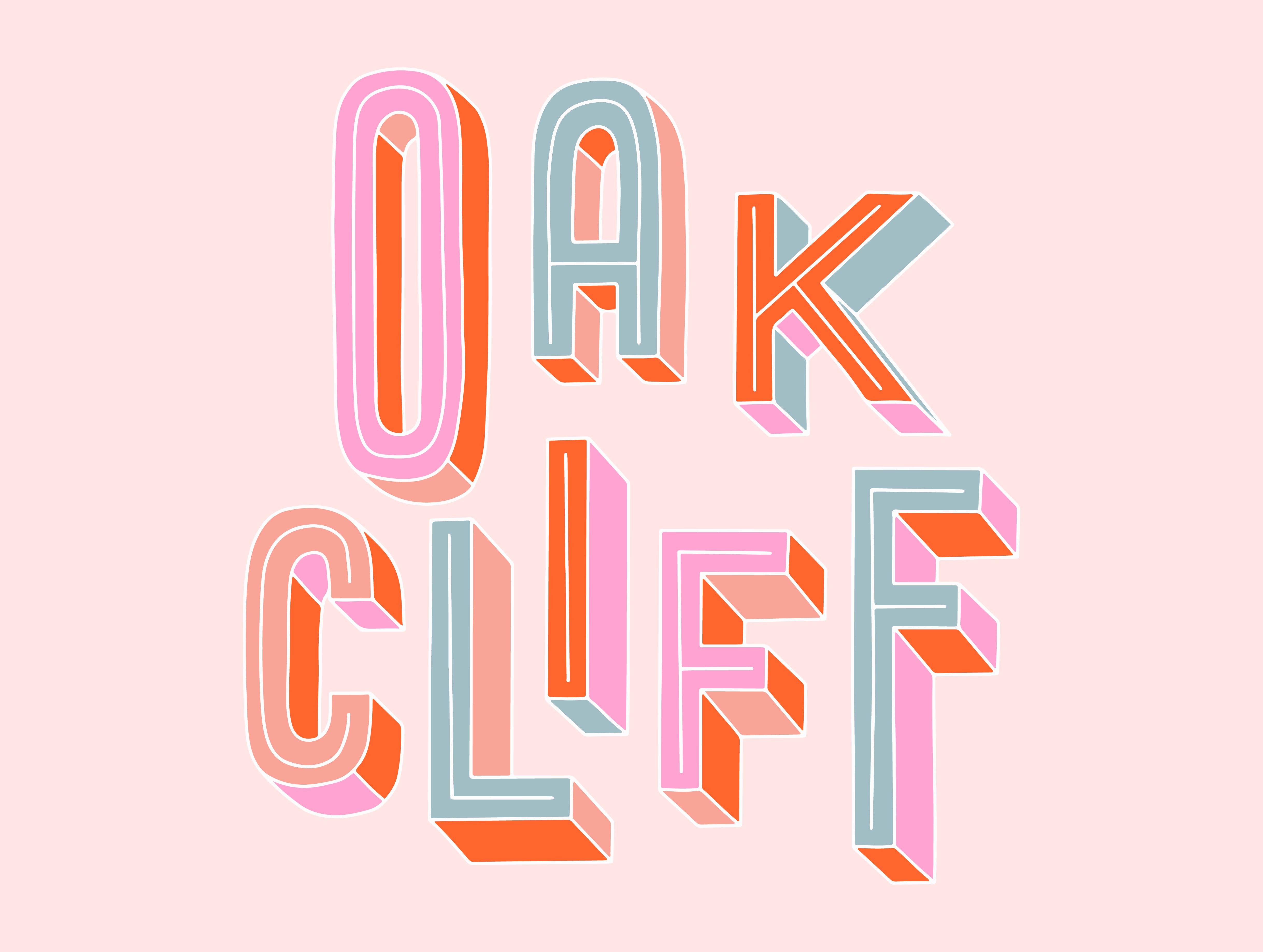 Oakcliff Poster - 16x12