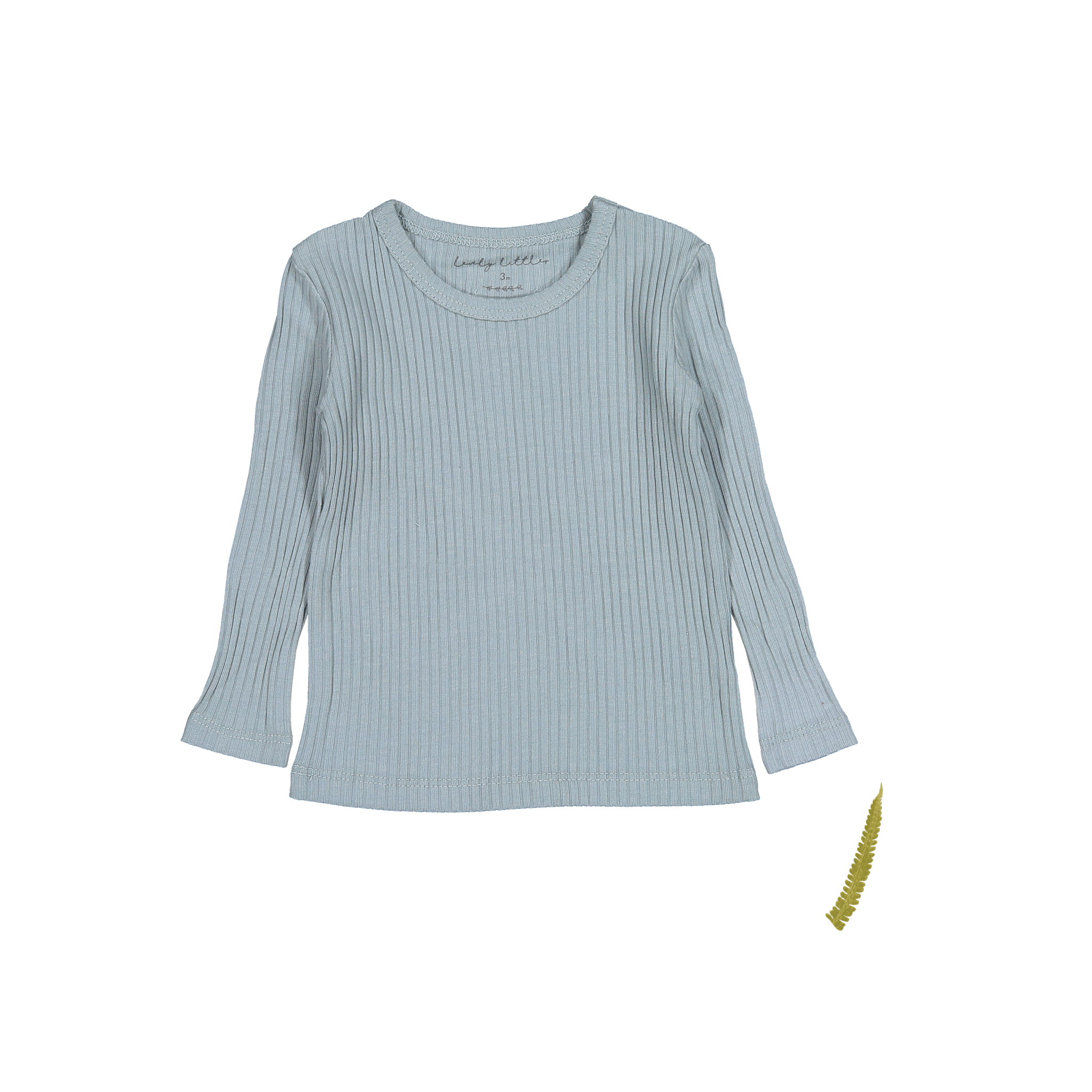 The Long Sleeve Tee - Ocean Ribbed