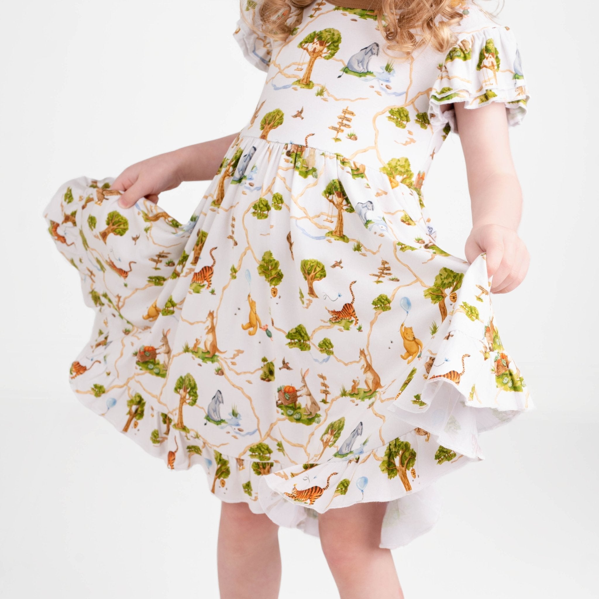 Oh Bother, It's Bedtime Big Kid Twirl Dress