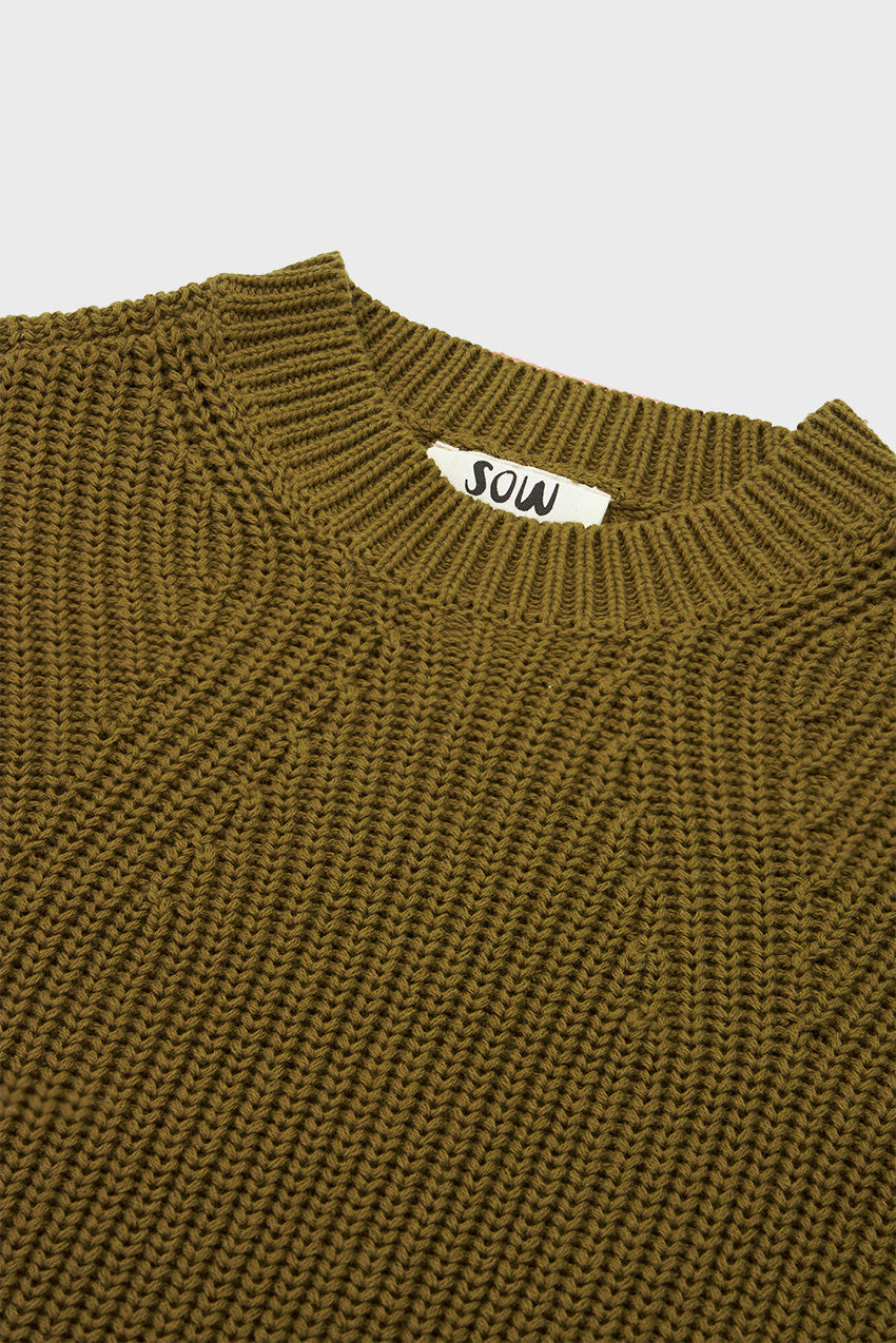 Organic Cotton Knit Sweater