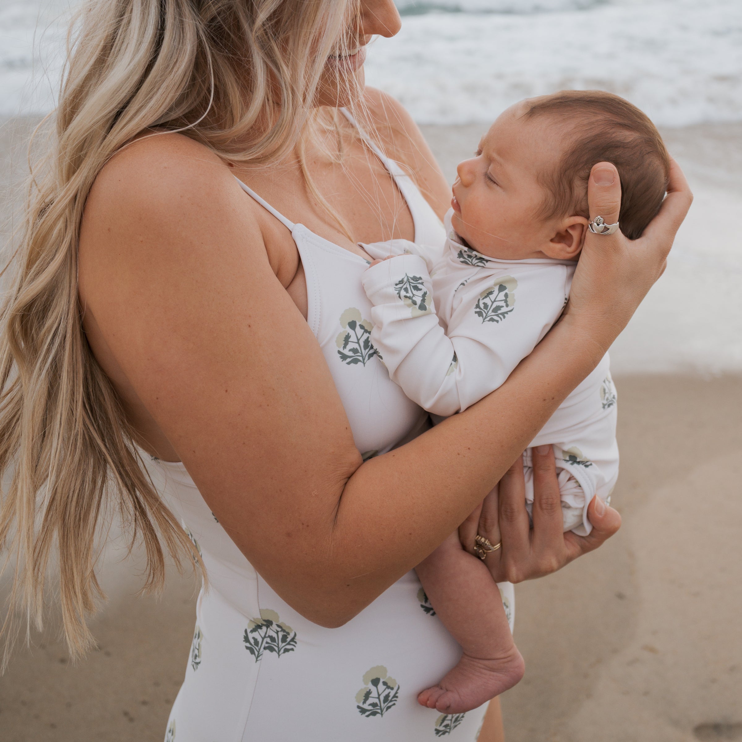 Girl's Long Sleeve Swimsuit | Marigold