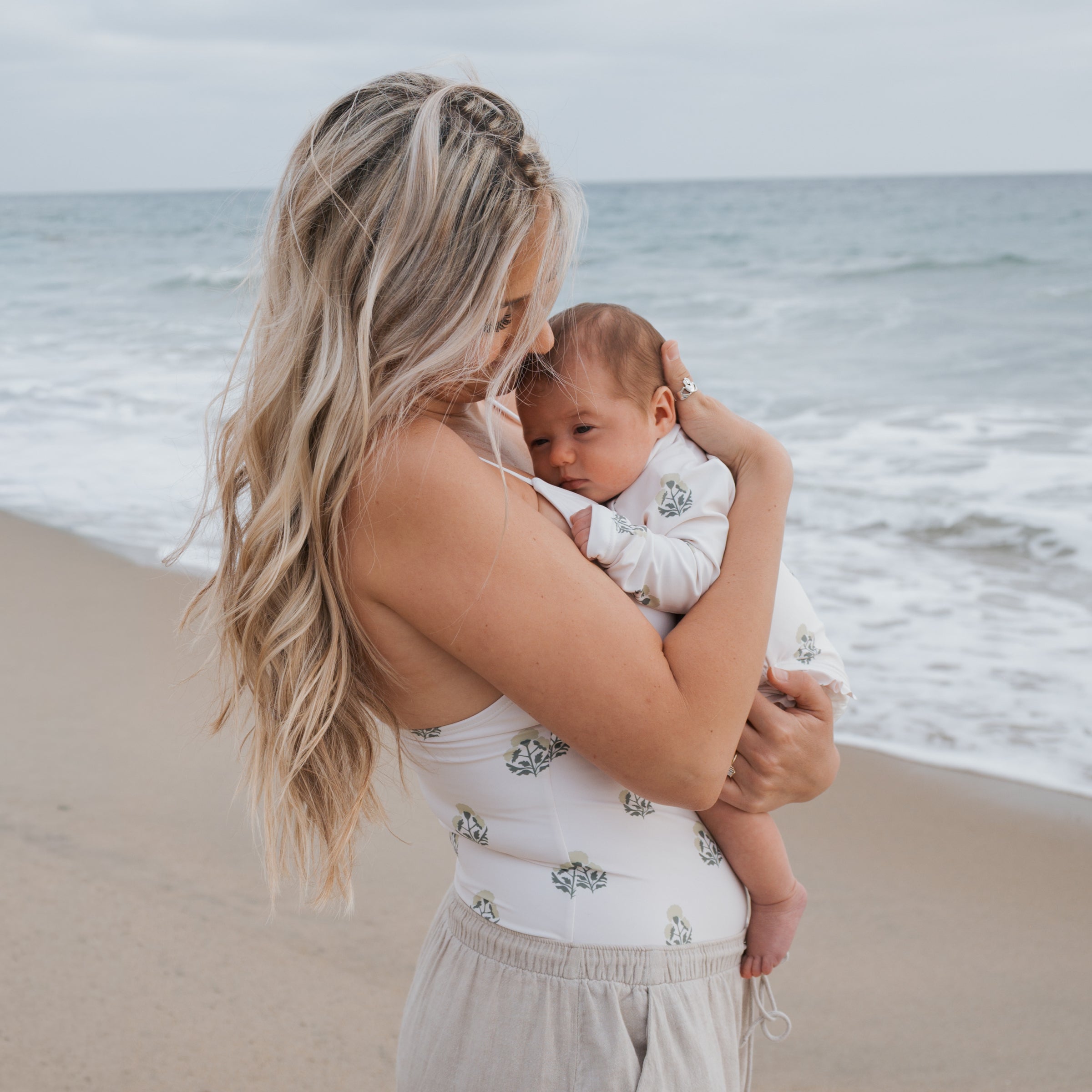 Girl's Long Sleeve Swimsuit | Marigold