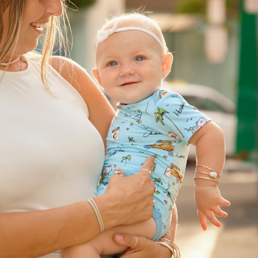 We Go Holoholo Bamboo Onesie