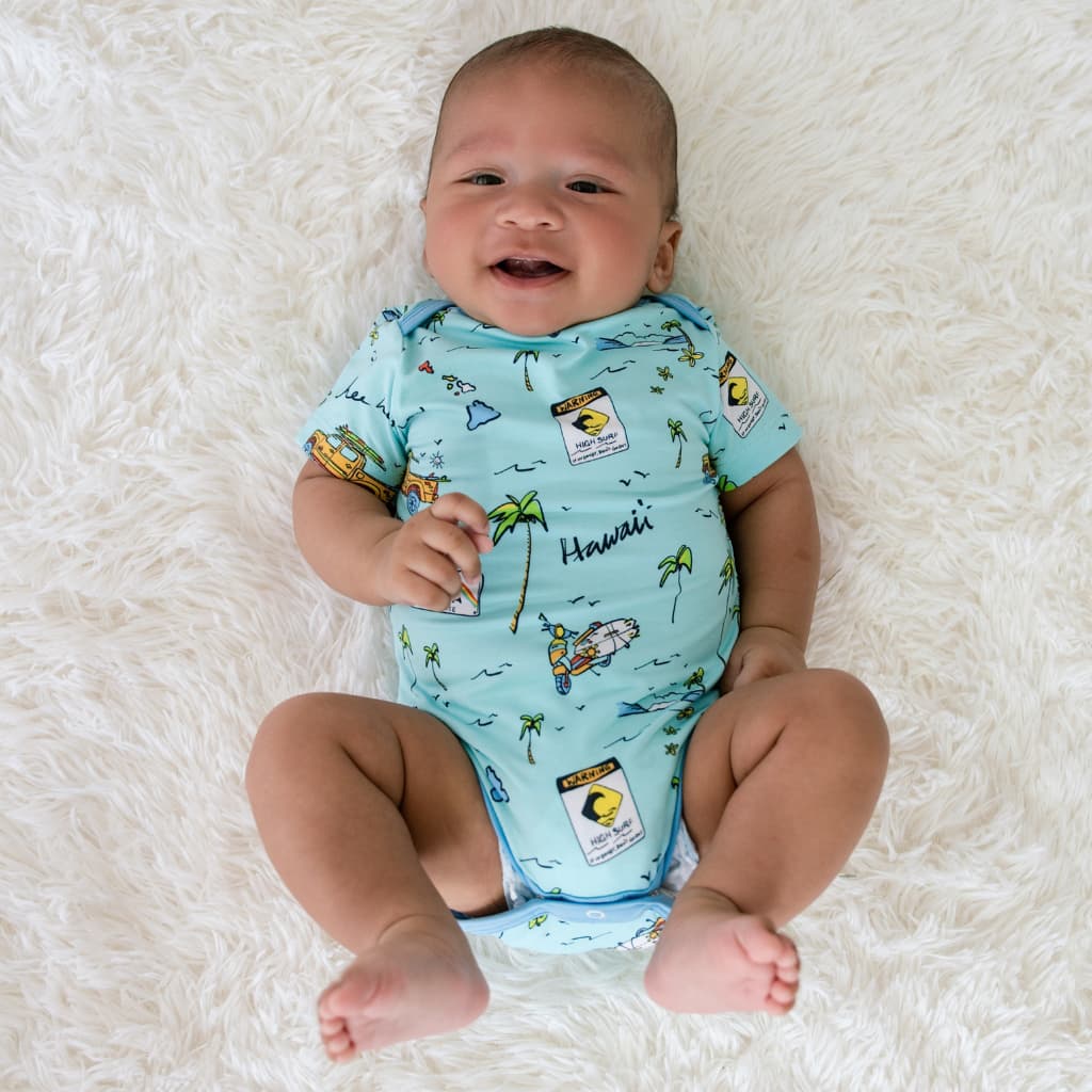 We Go Holoholo Bamboo Onesie