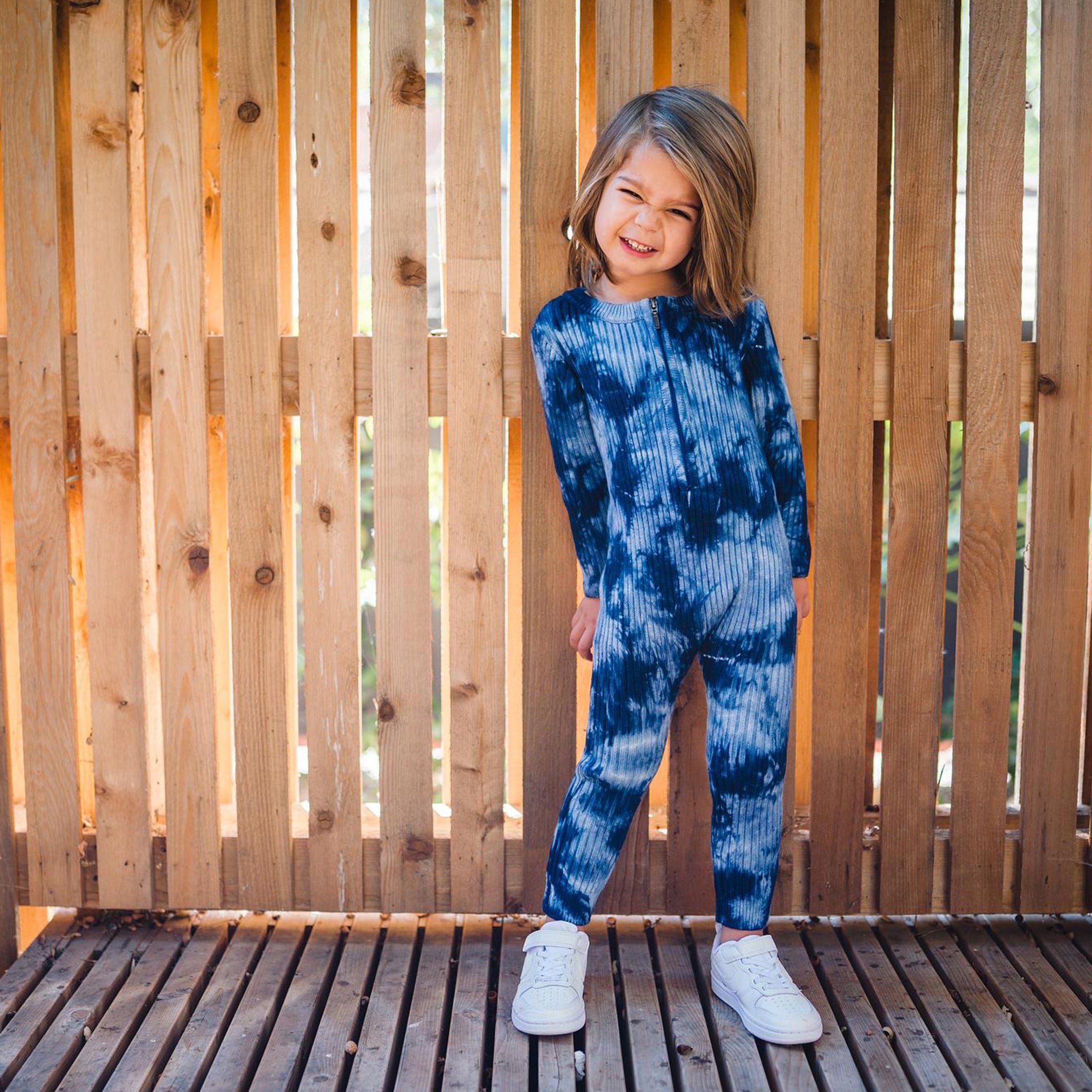 Indigo Tie Dye Onesie
