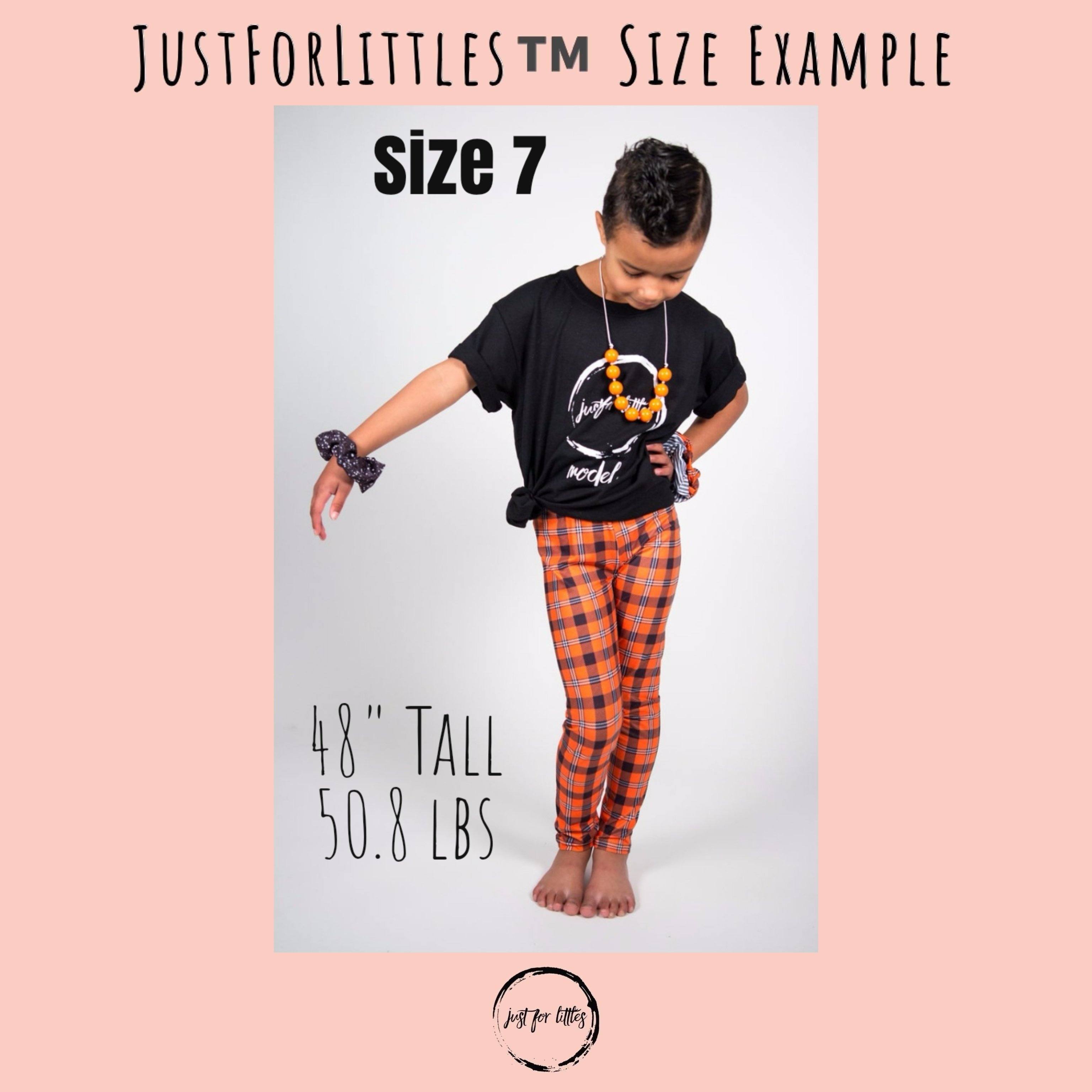 Orange & Black Leggings