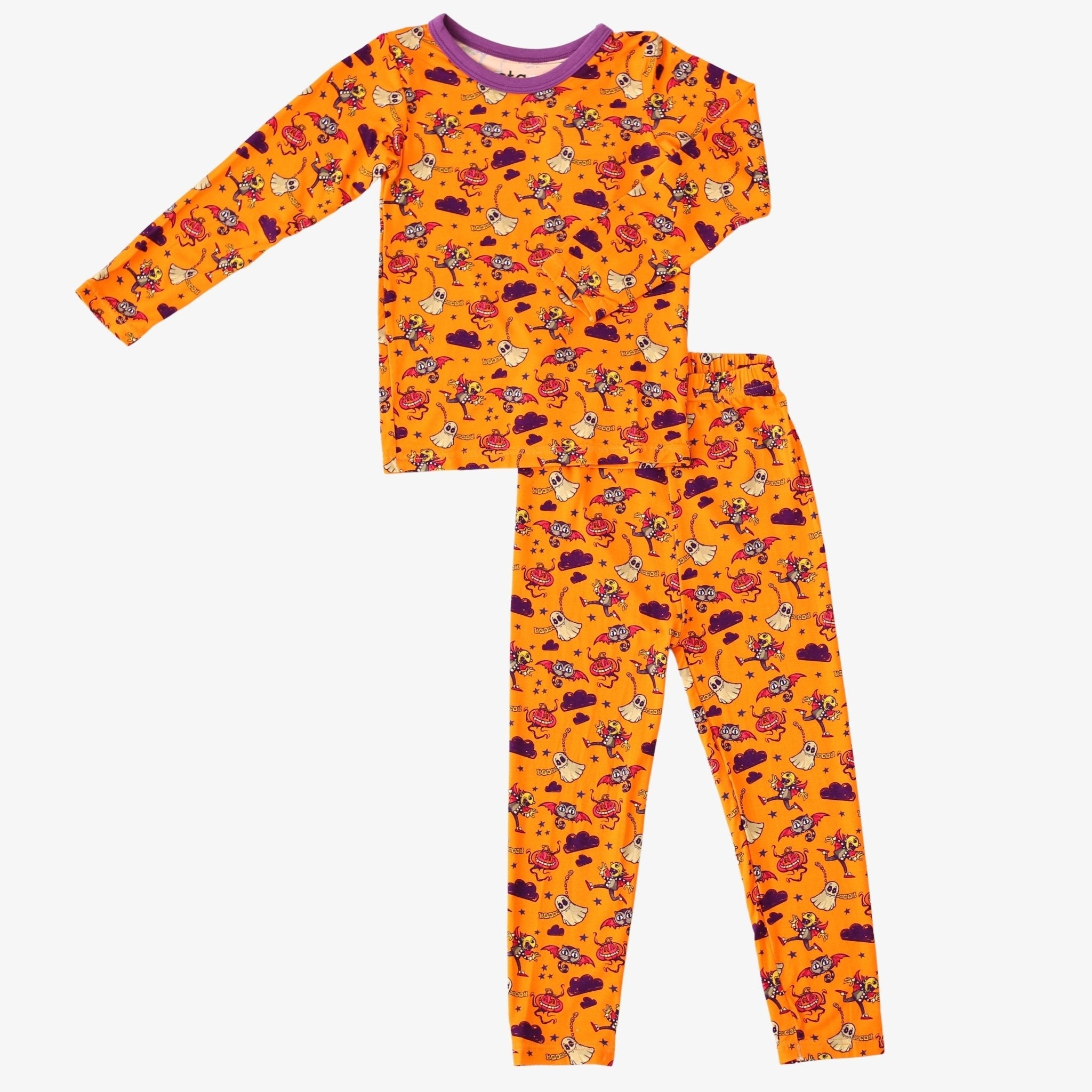 Orange Boo Crew Pjs