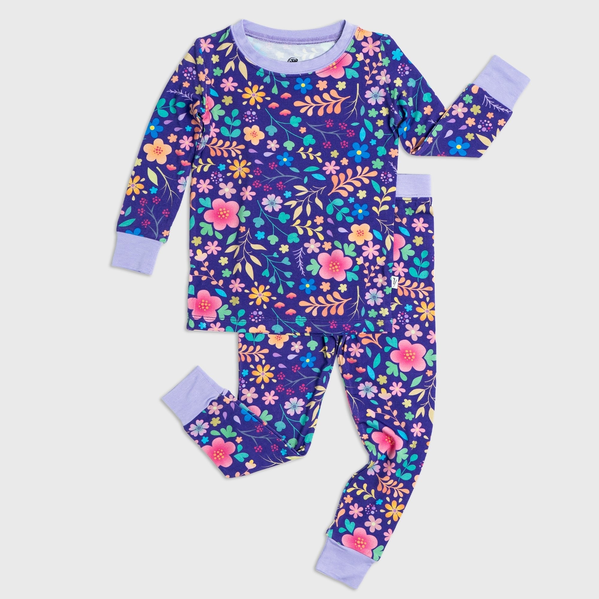 Orchid Gardens Long Sleeve Pajamas
