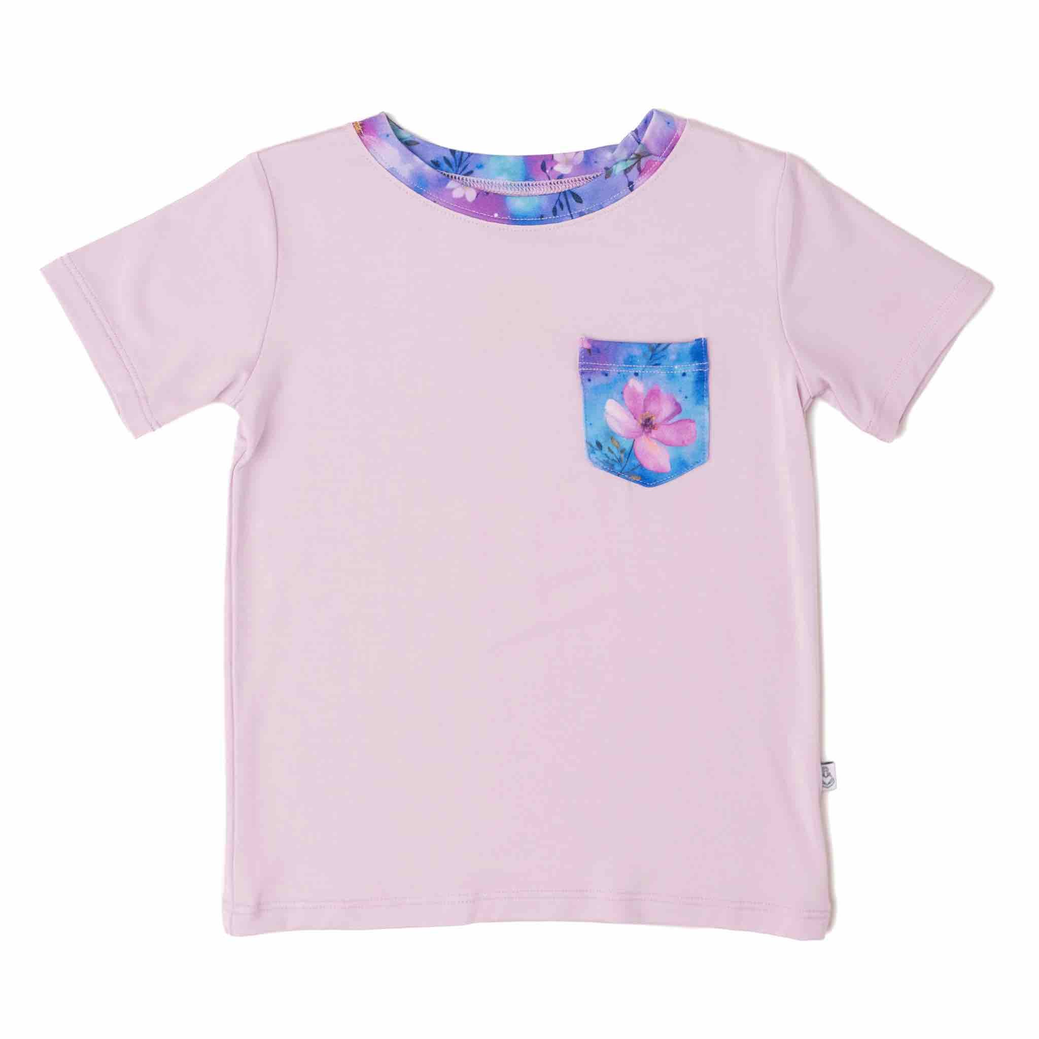 Orchid | Bamboo Toddler & Kids Pocket T-shirt