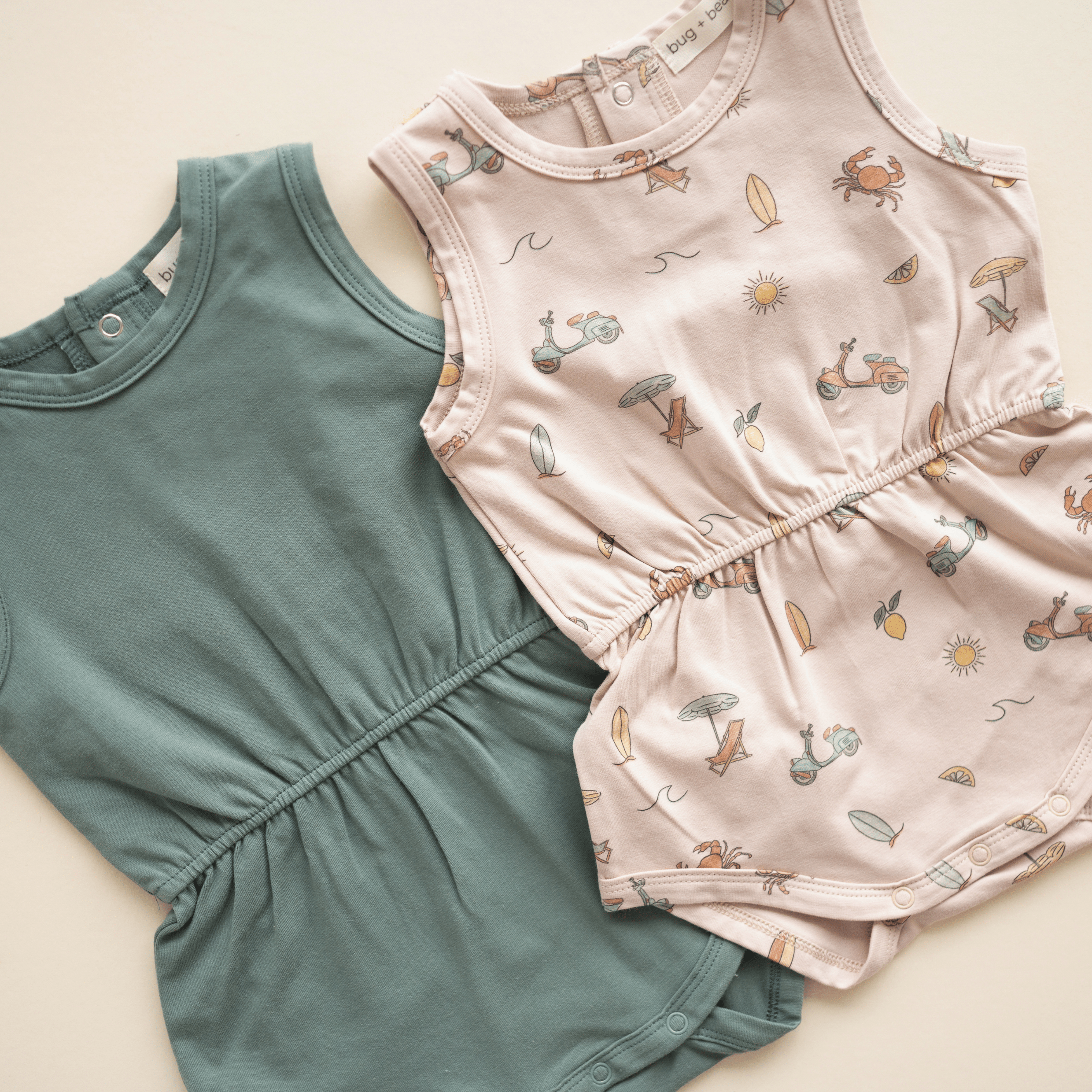 Organic Cotton Playsuit – Summer Vibes