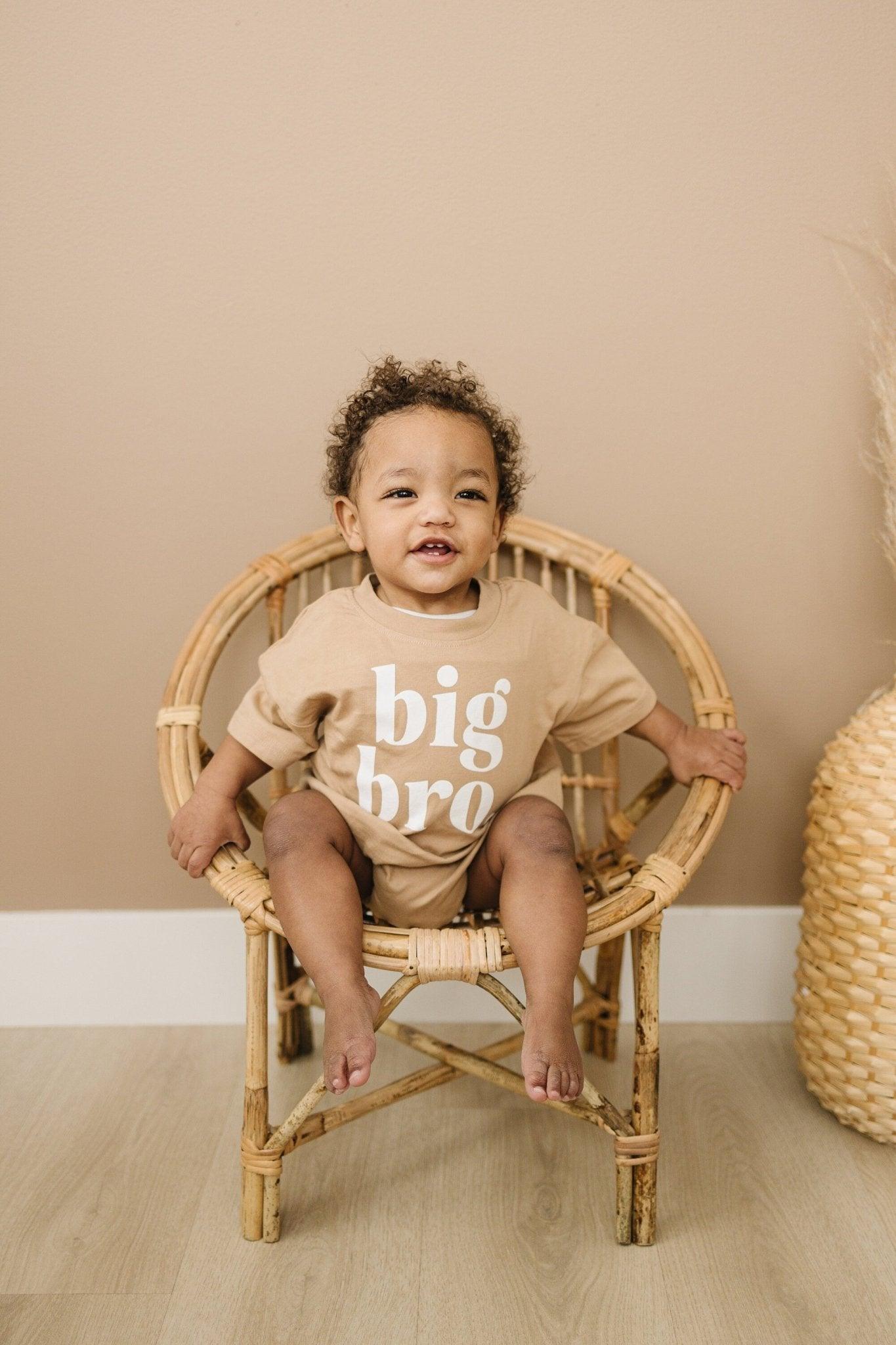 Organic Cotton Big Bro T-shirt Romper