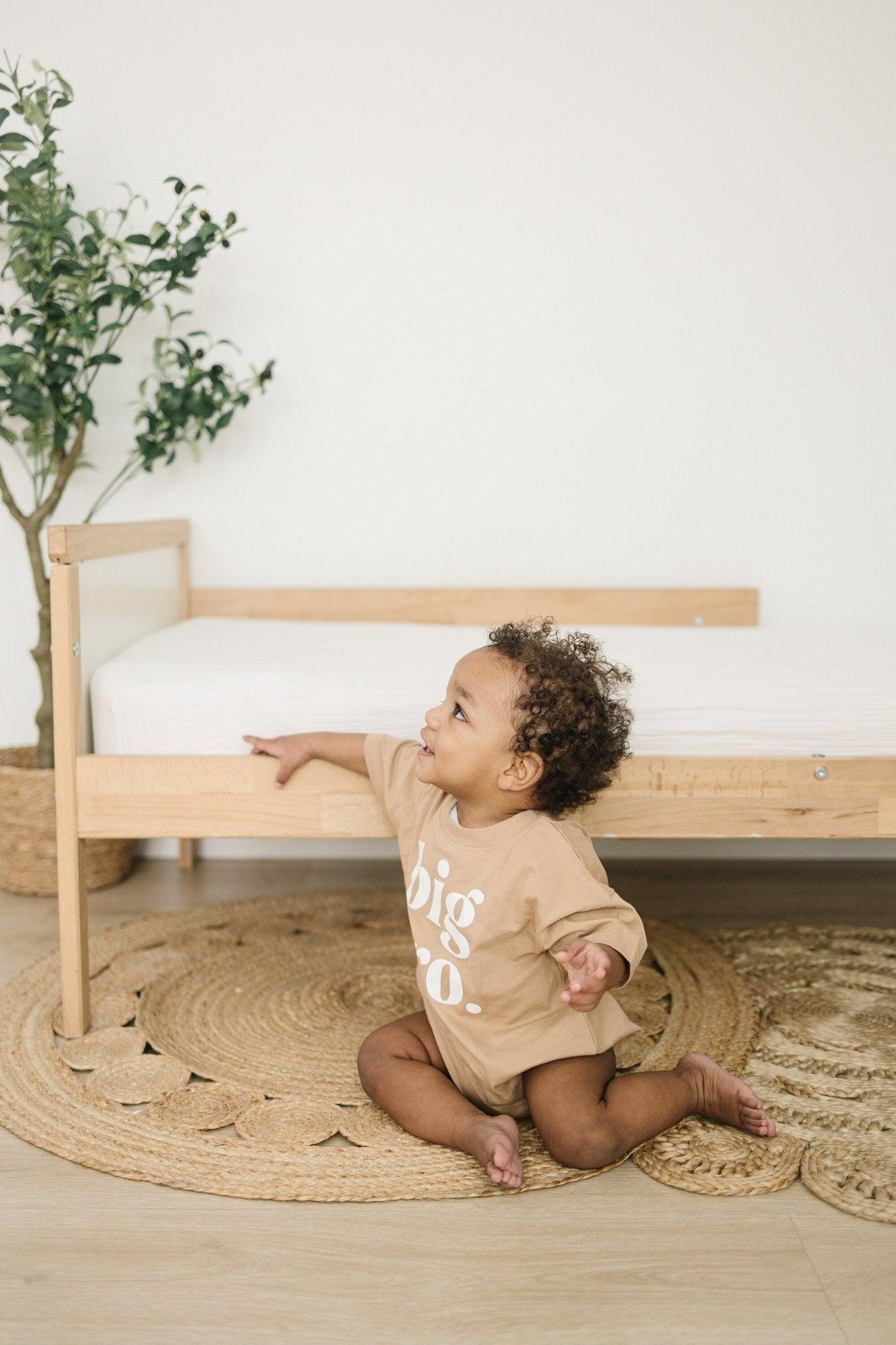 Organic Cotton Big Bro T-shirt Romper