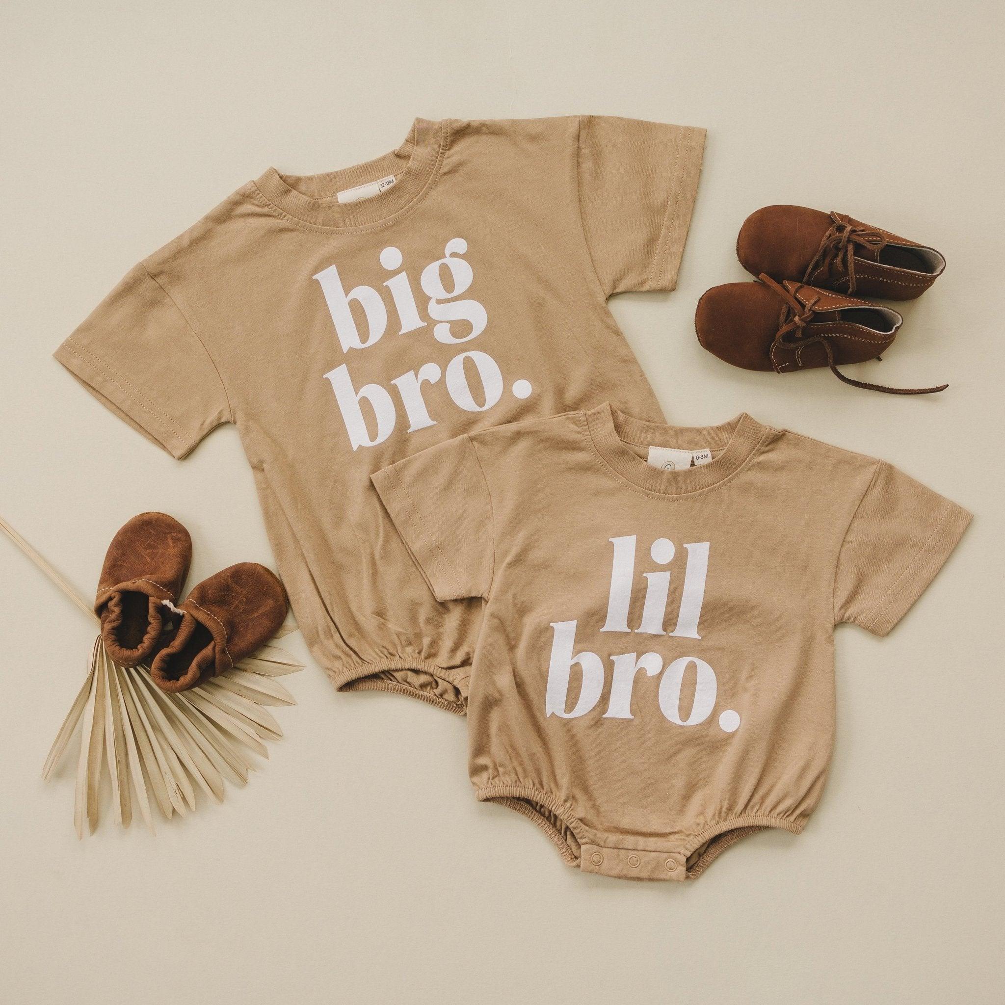 Organic Cotton Big Bro T-shirt Romper