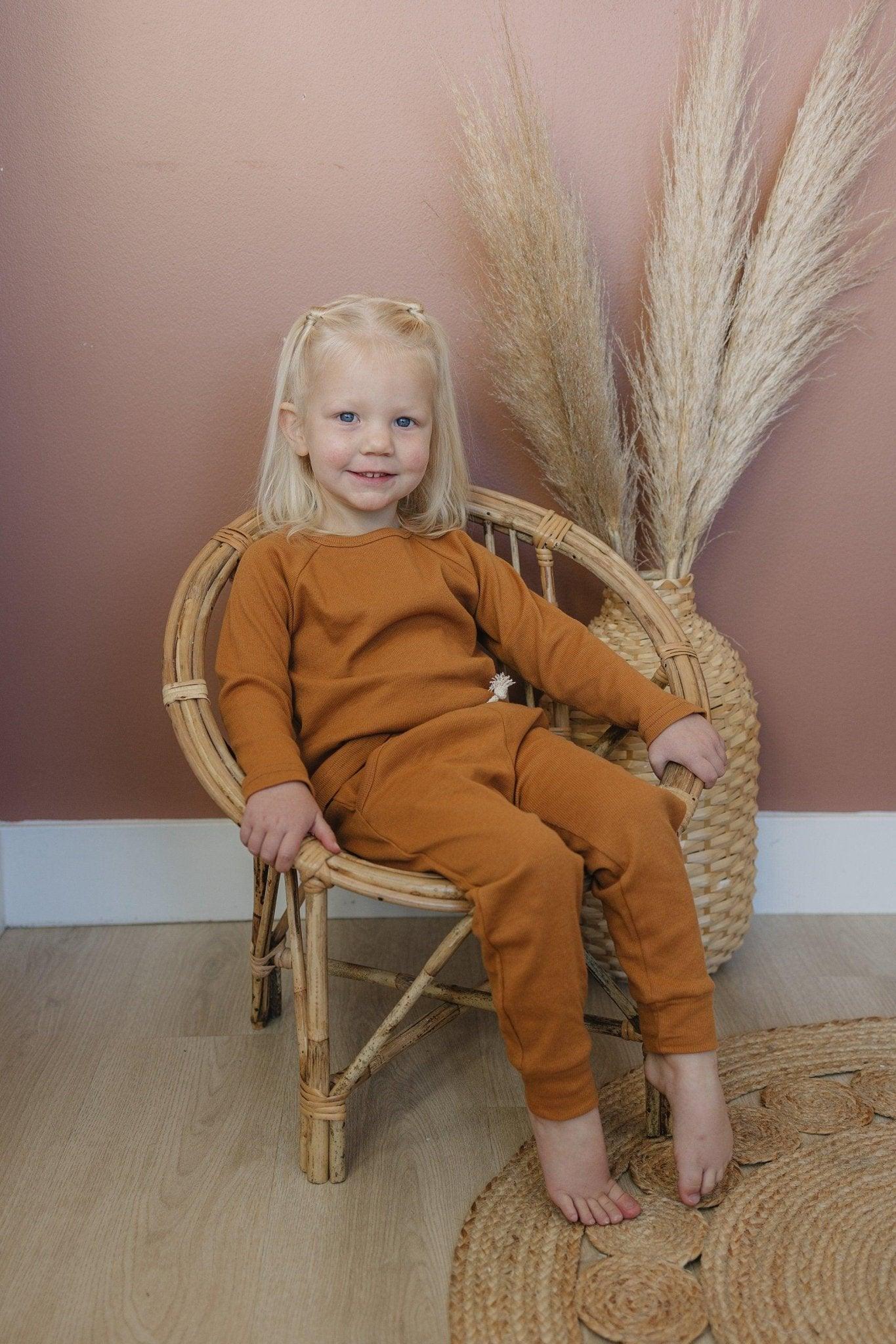 Organic Cotton Ribbed 2pc Set - More Colors