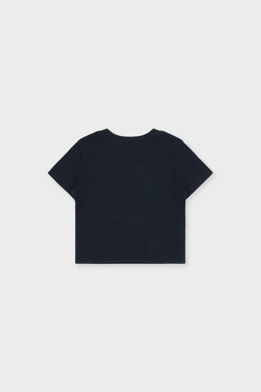 Organic Cotton Cropped T-shirt