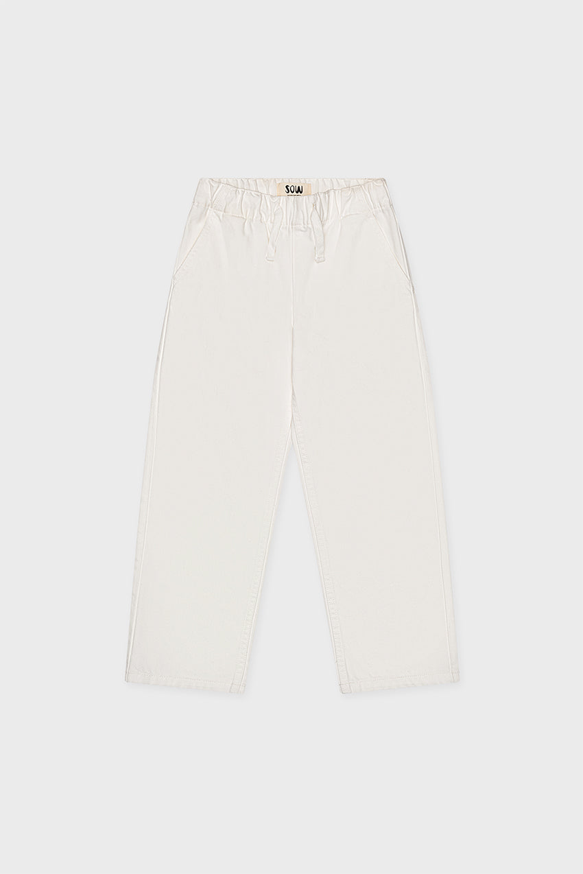 Organic Cotton Drawstring Straight Leg Jean
