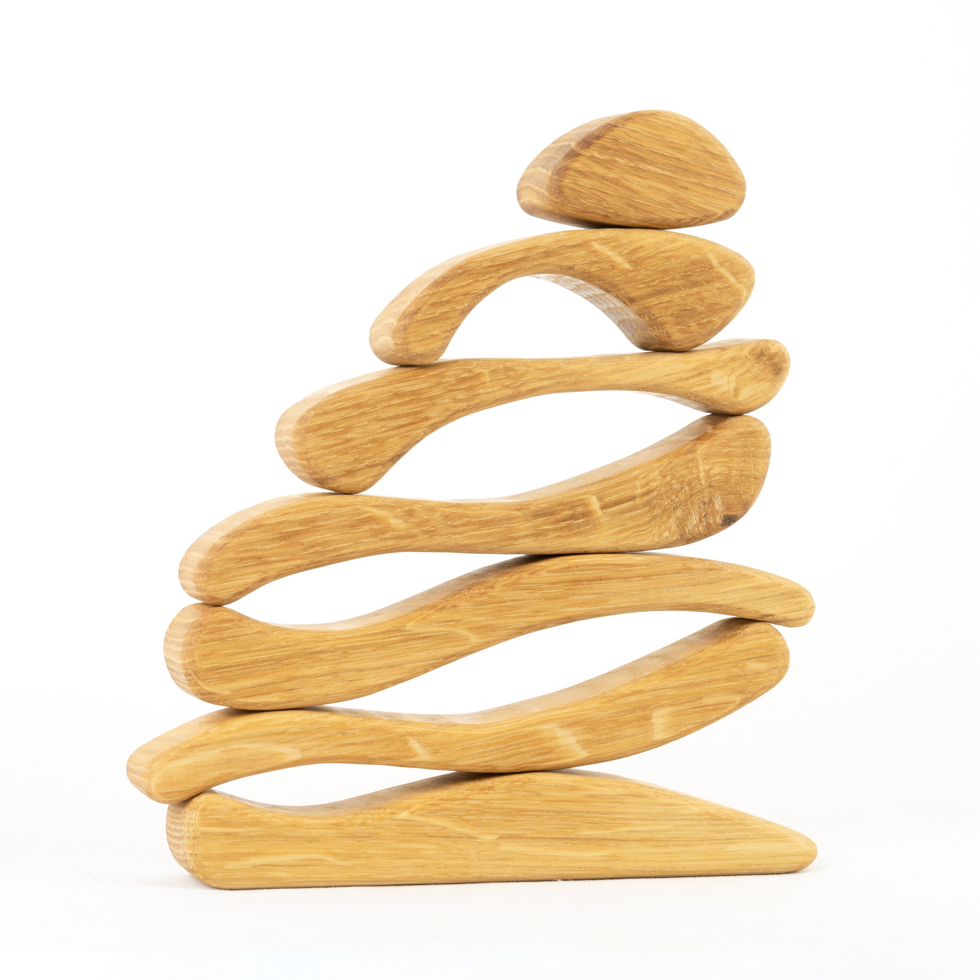 Natural Wood Stacking Toy