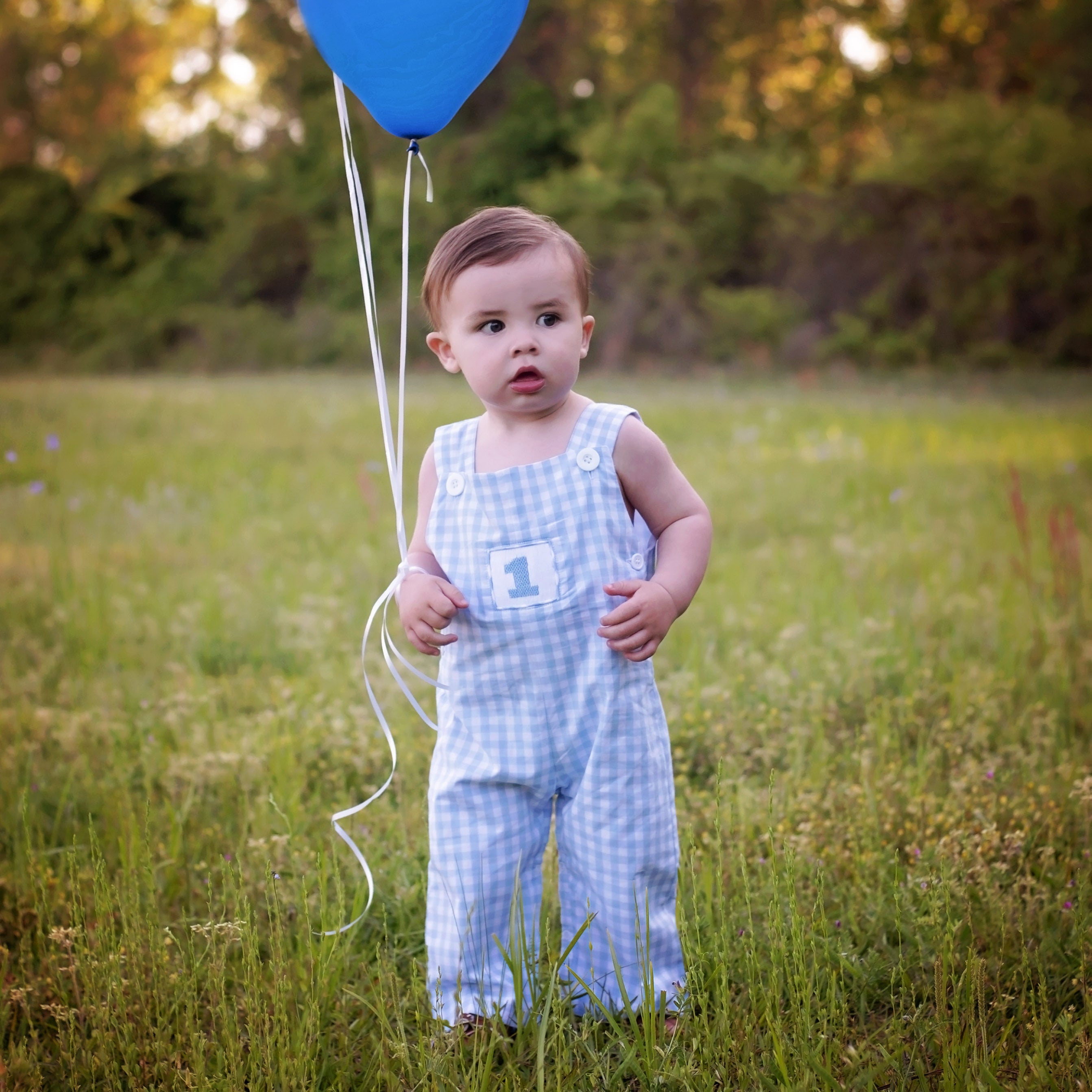 Boys Smocked First Birthday Jon Jon