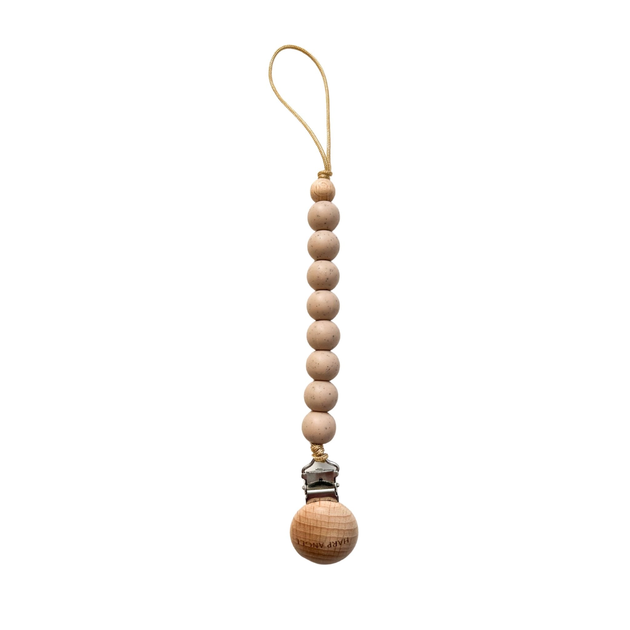 Pacifier Clip Harper (camel Speckle)