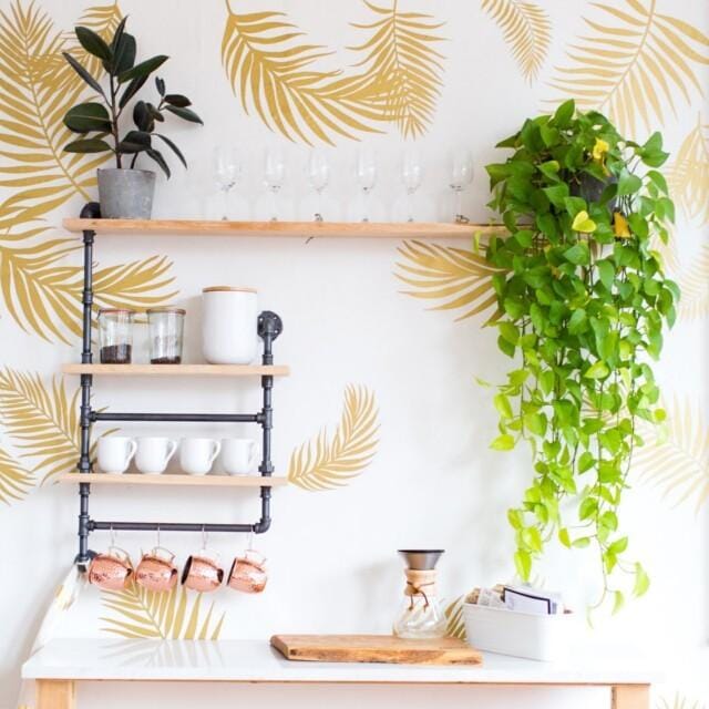 Palm Fronds Wall Decals