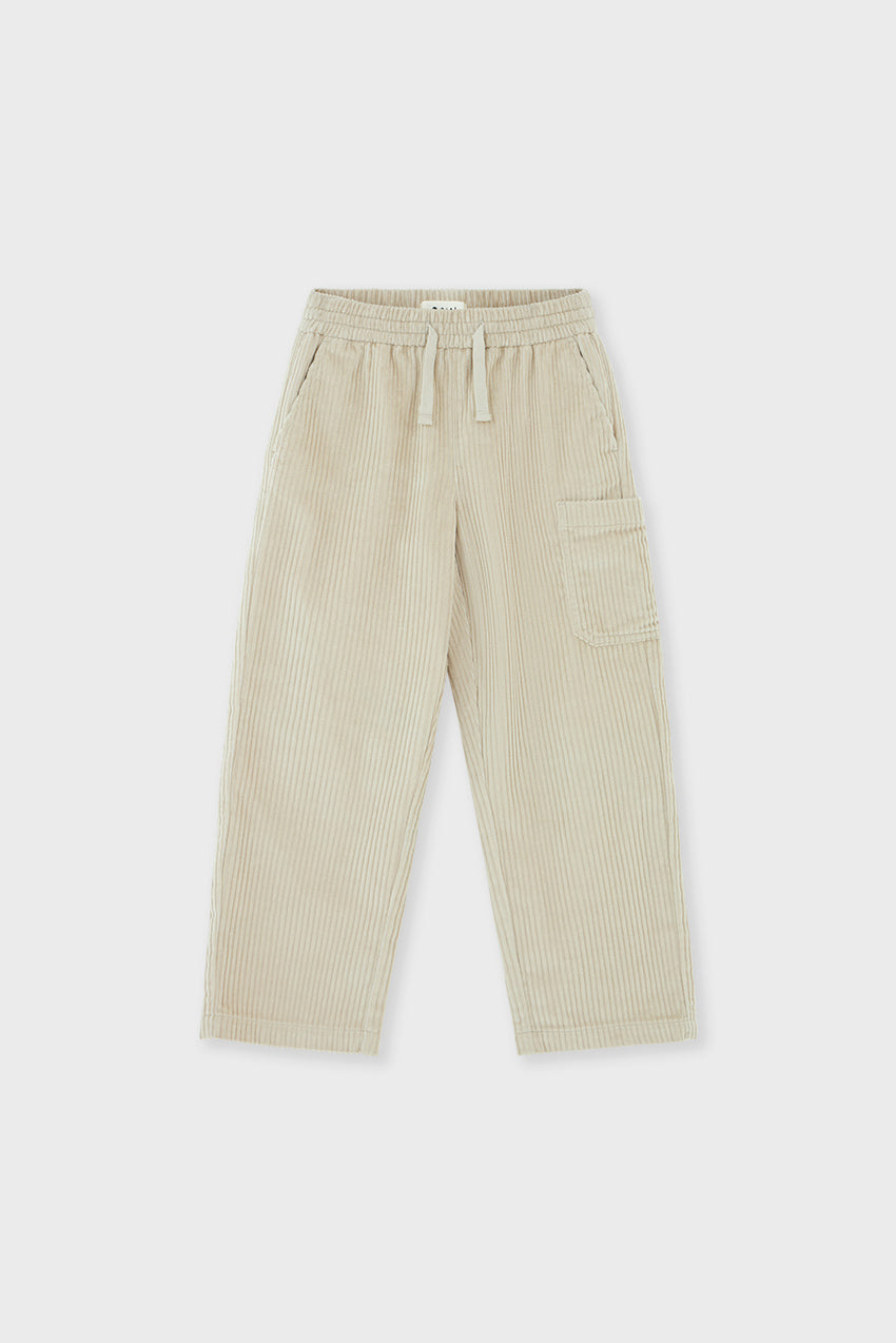 Organic Cotton Corduroy Straight Leg Cargo
