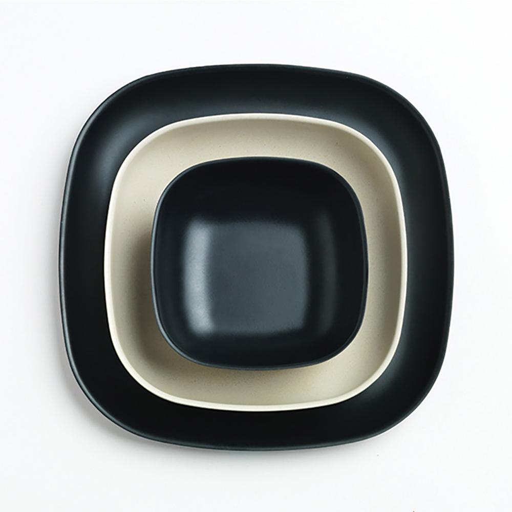 Bamboo Pasta Bowl - 4 Piece Set - Off White