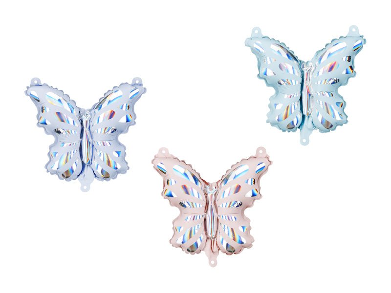 Pastel Butterfly Balloons