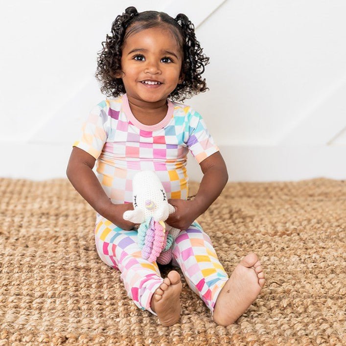 Pastel Checks S/s Pajama