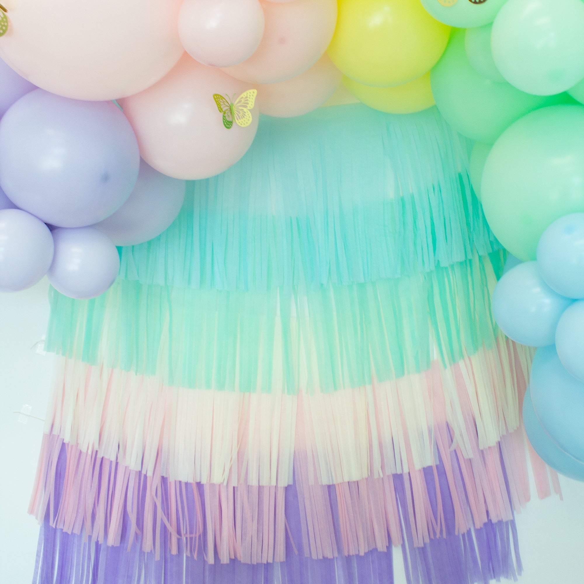 Pastel Rainbow Tassel Tail