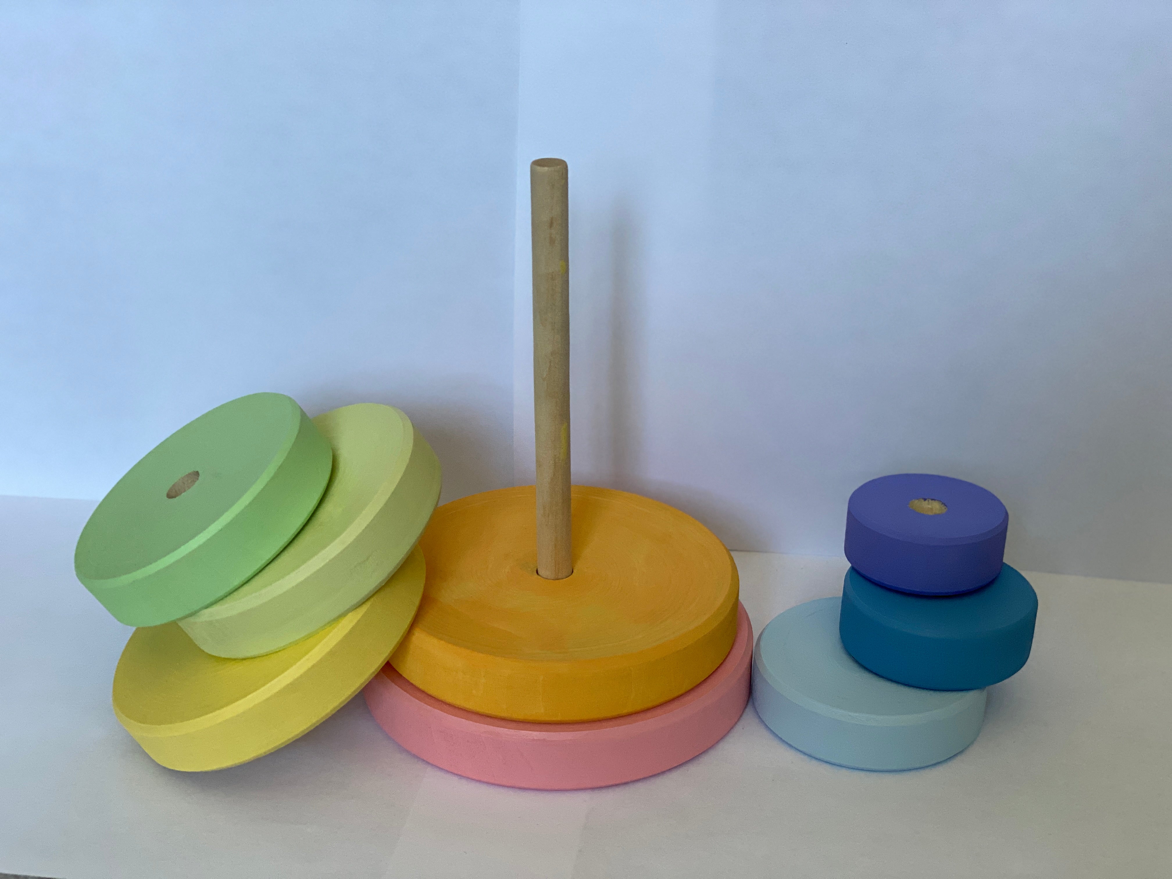 Pastel Stacking Pyramid