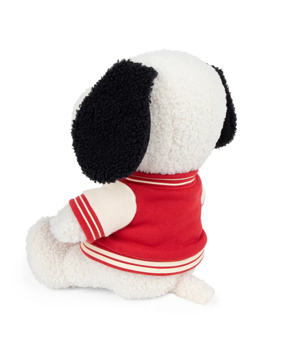 Peanuts Snoopy Sitting With Varsity Jacket Plush