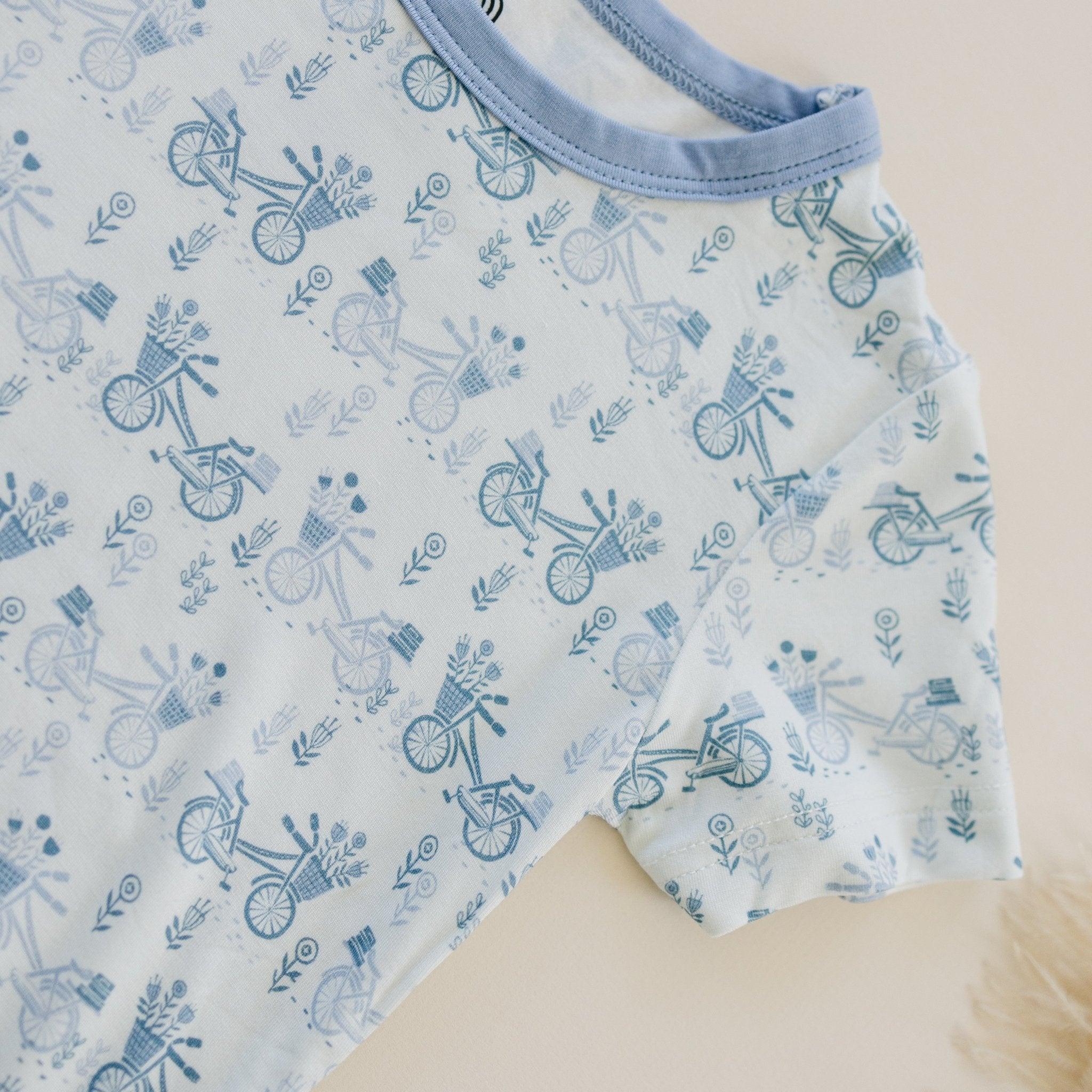 Pedal Around 2pc Bamboo Pajamas *see Size Notes